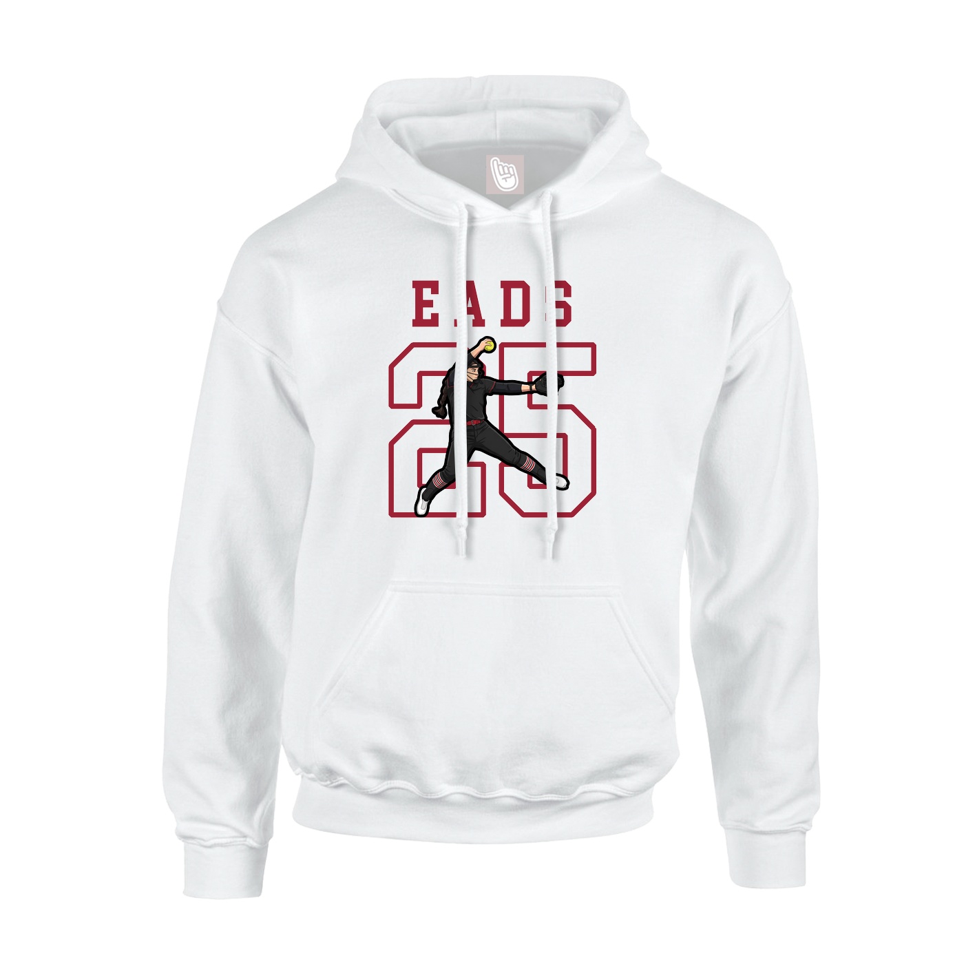 Hoodie — Shirsey in White