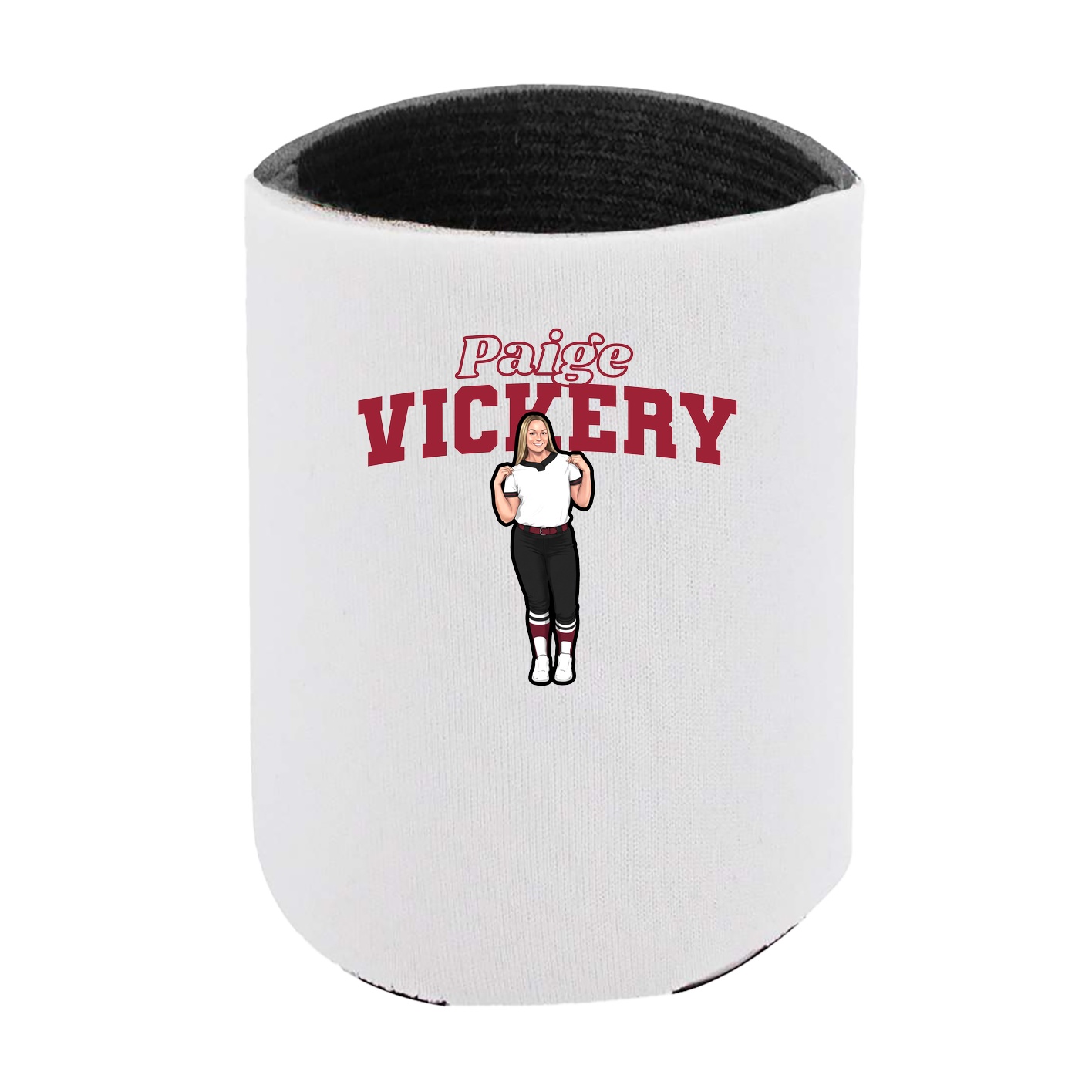 Can Holder — Name Arch in White