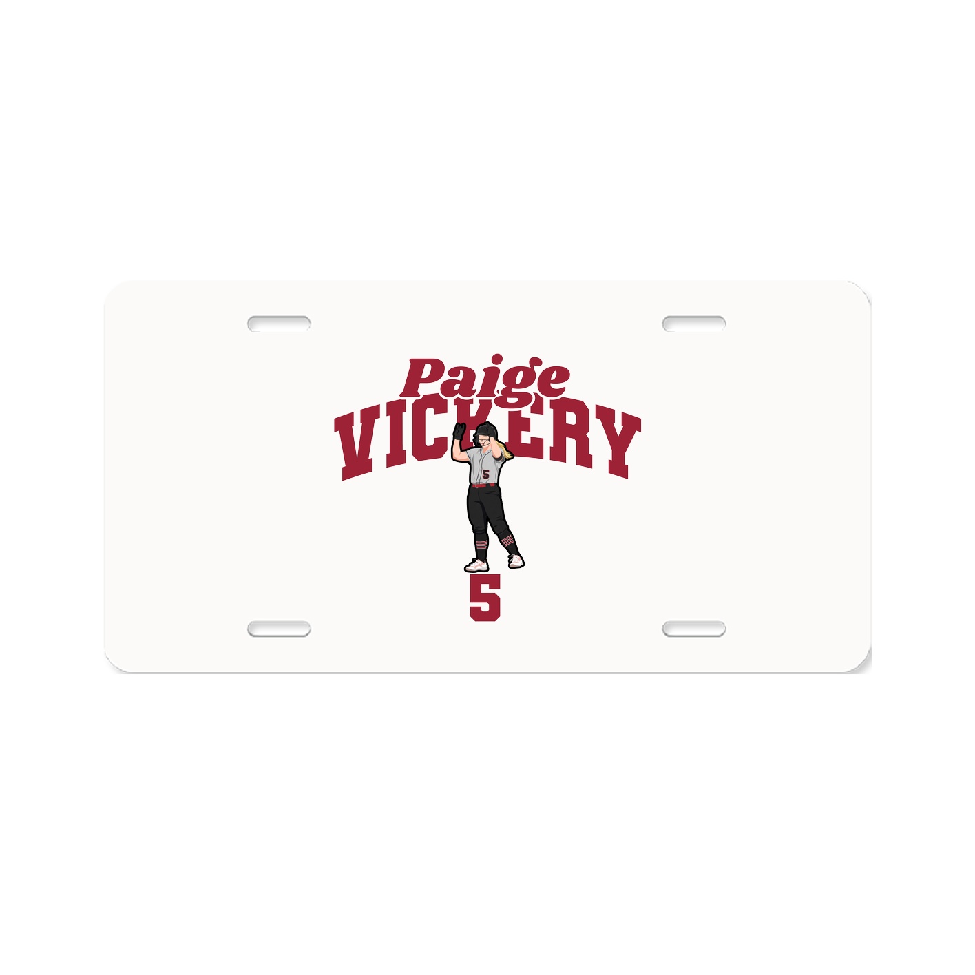 License Plate — Signature Arch in Classic