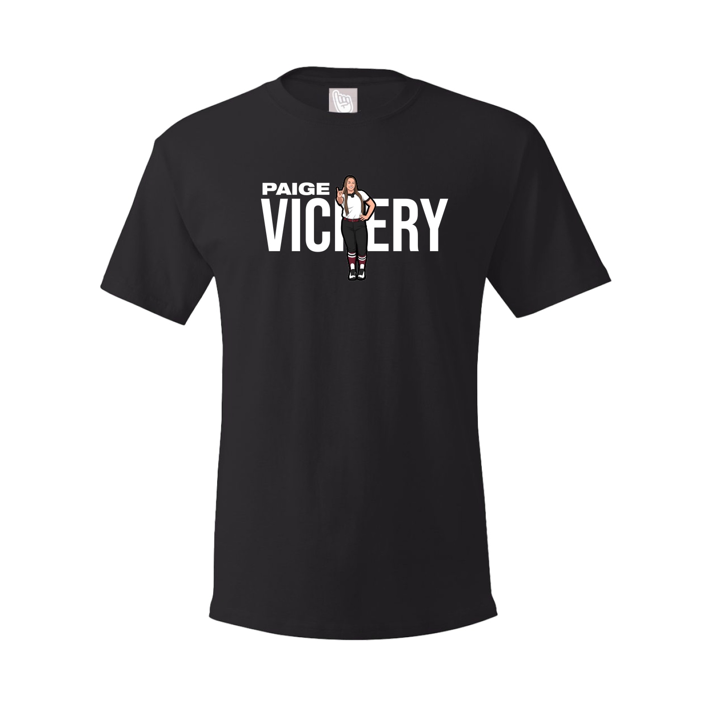Youth Tee — Player Name in Black