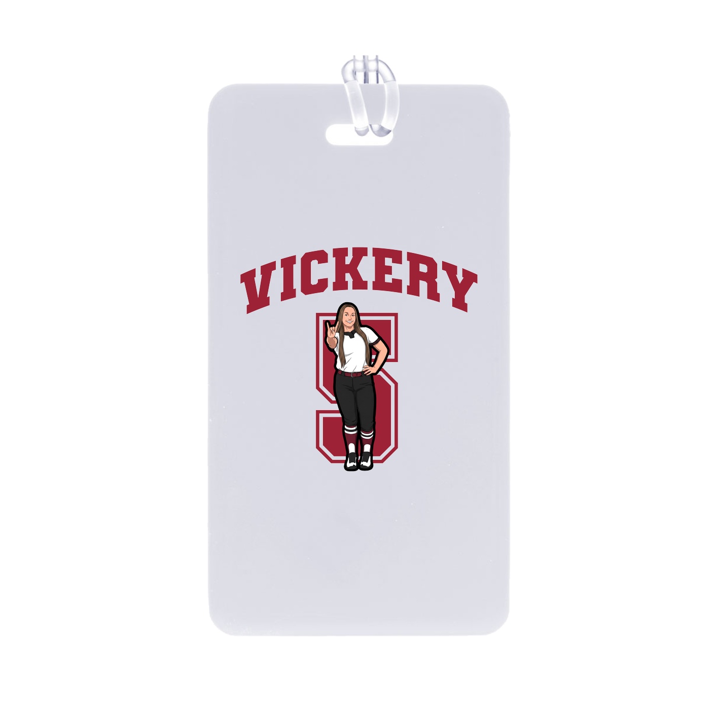 Bag Tag — Number in Classic
