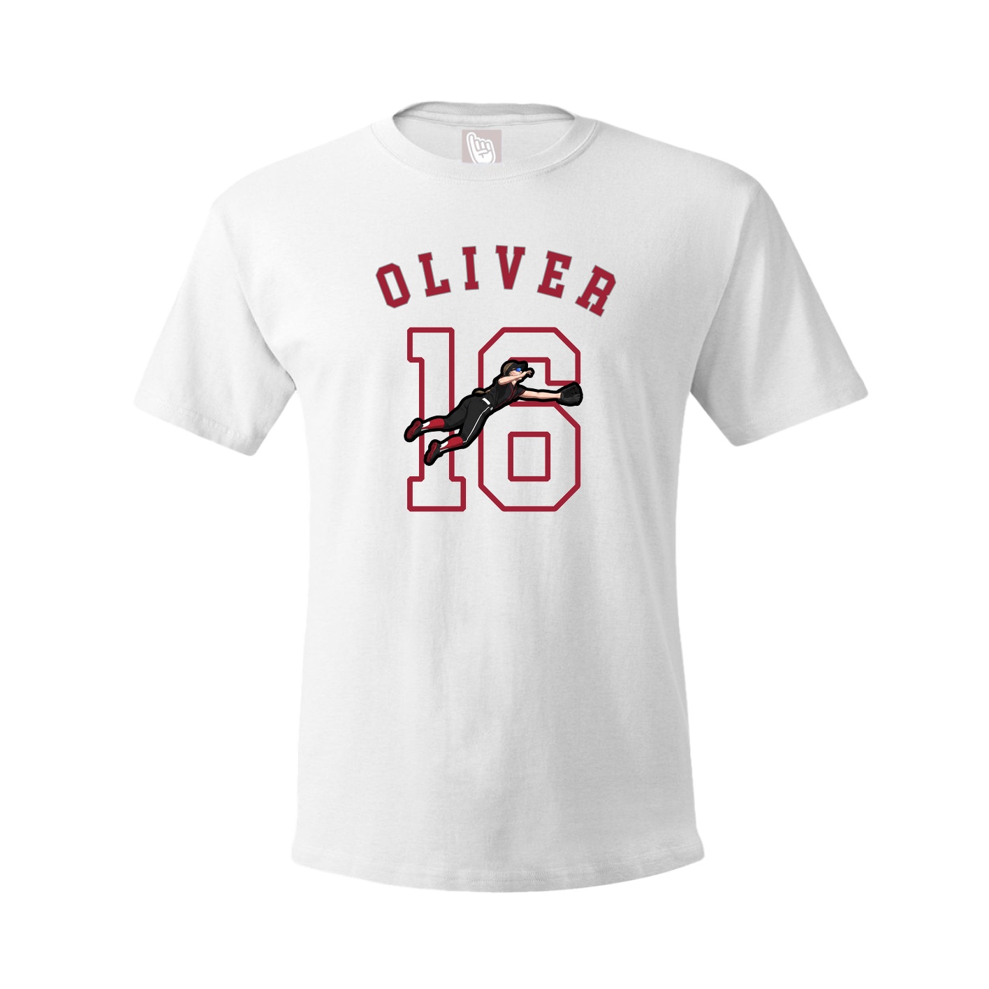 Youth Tee — Shirsey Arch in White
