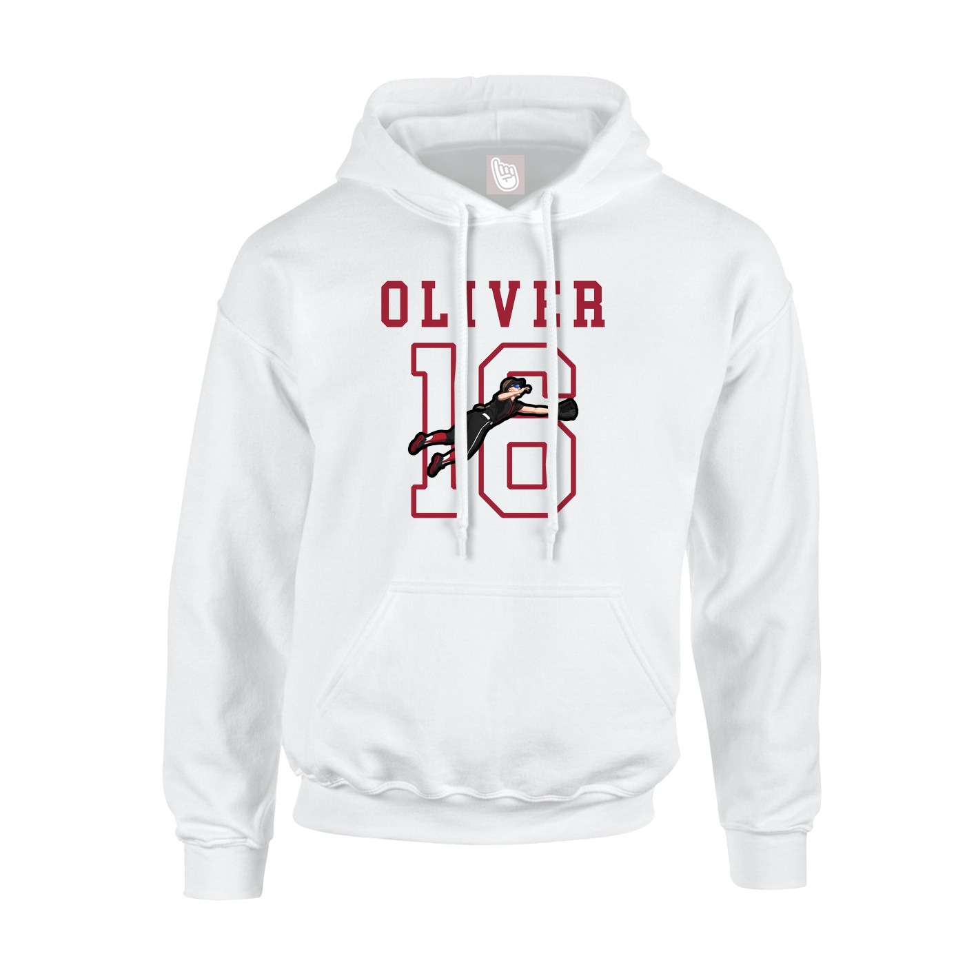 Youth Hoodie — Shirsey in White