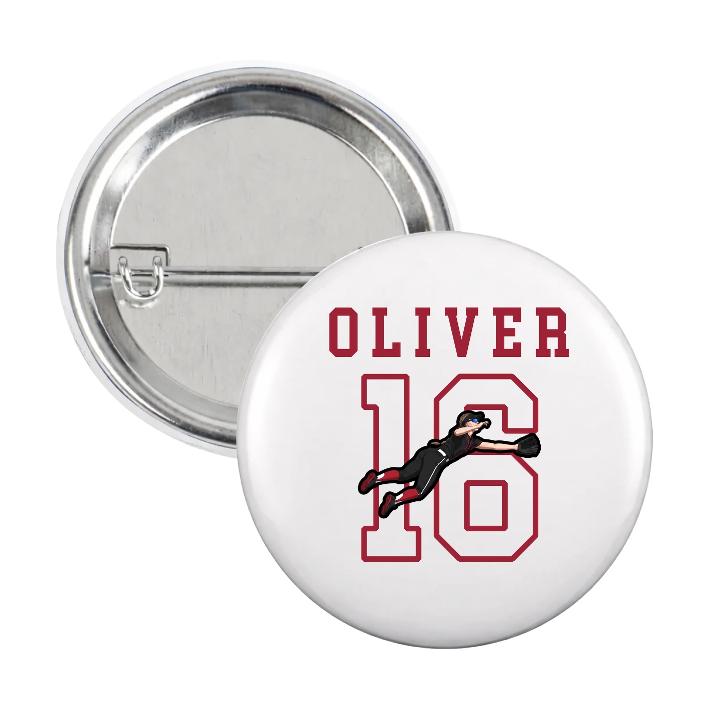 Game Day Button — Shirsey in White