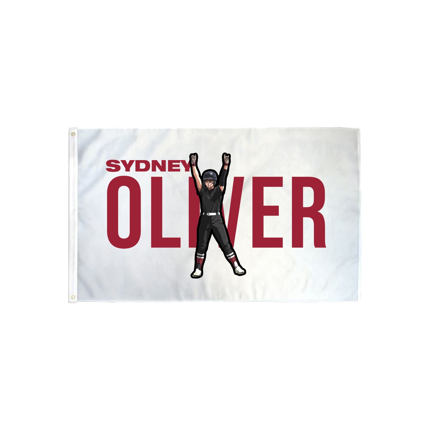 3x5 Flag — Player Name in Classic