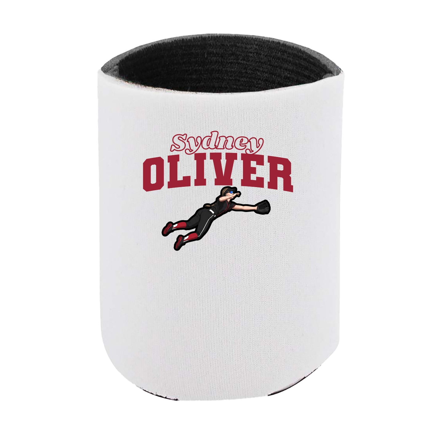 Can Holder — Name Arch in White
