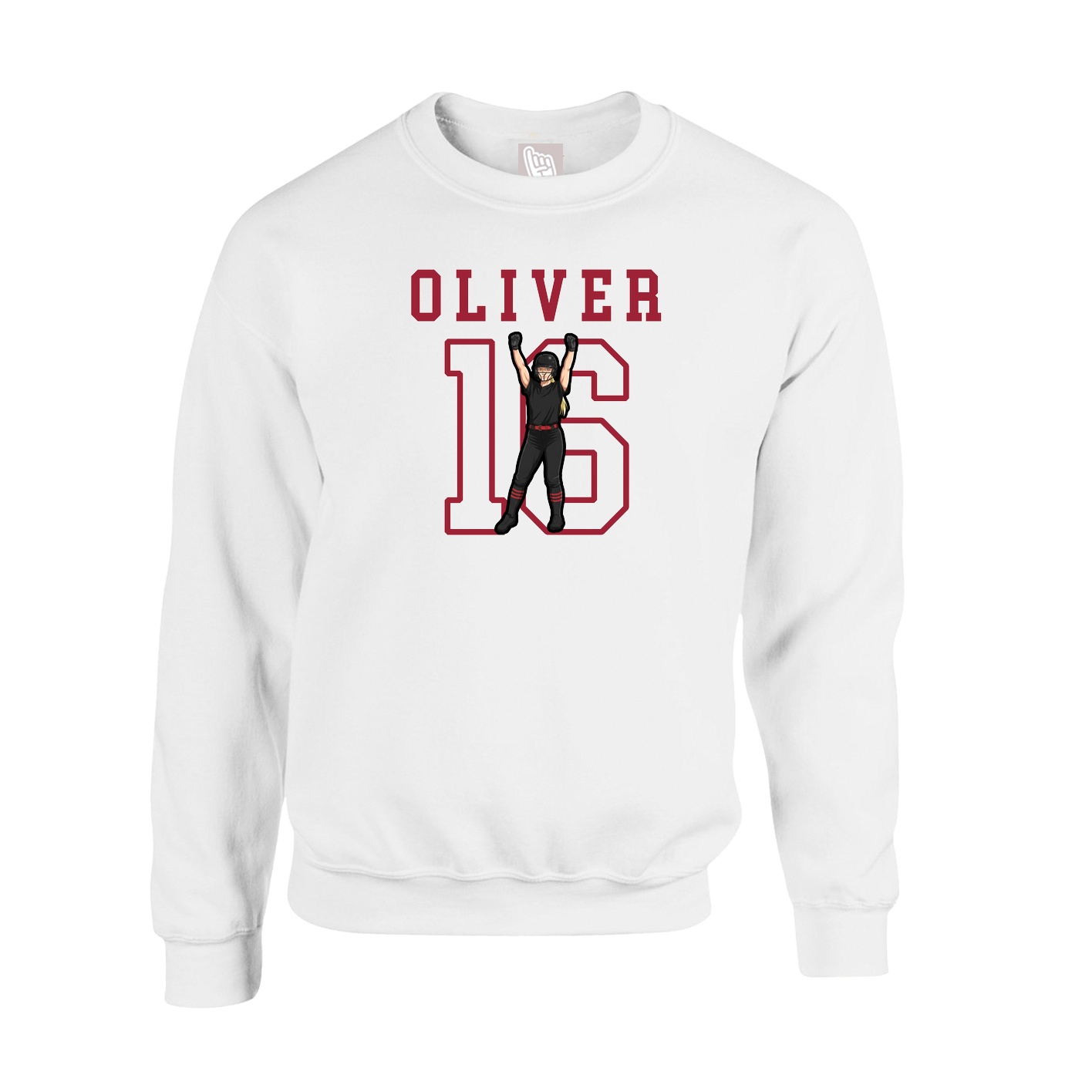 Fleece Crew — Shirsey in White