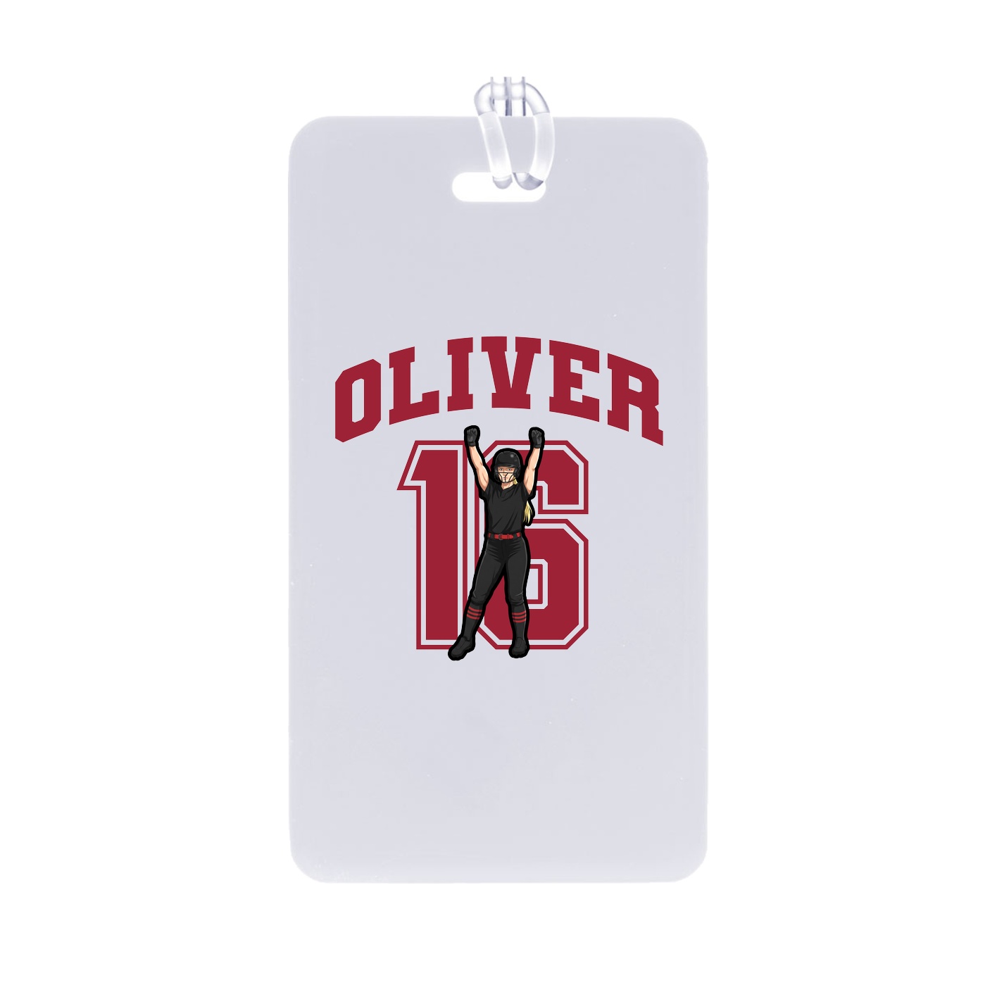 Bag Tag — Number in Classic