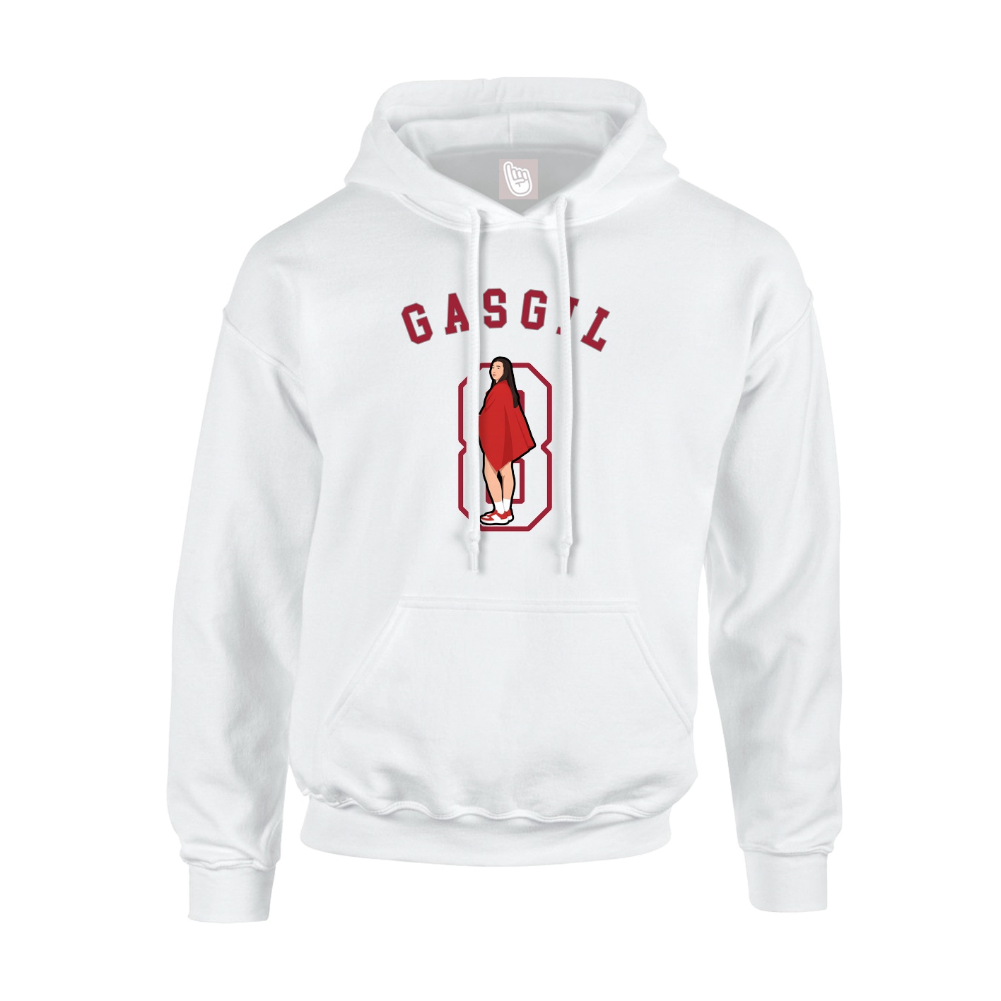 Hoodie — Shirsey Arch in White