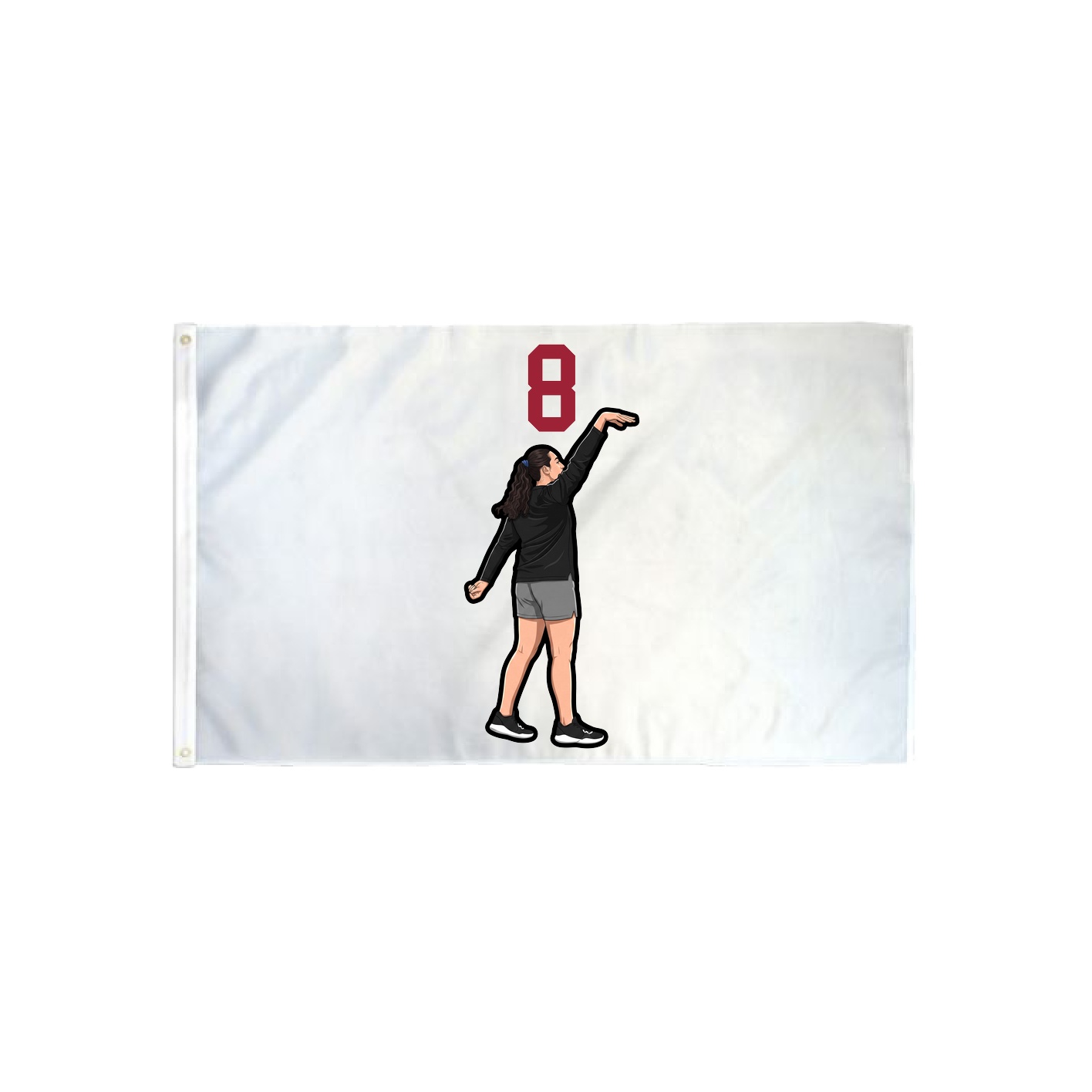 3x5 Flag — Number Top in Classic