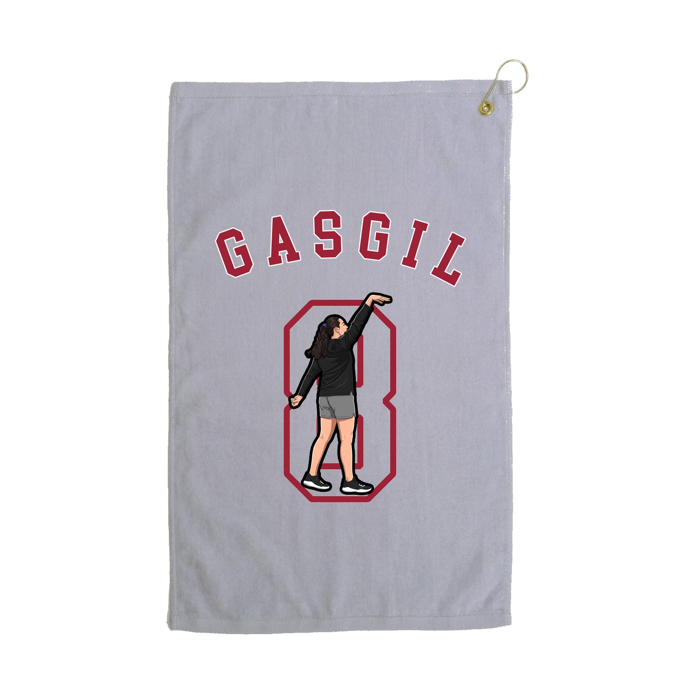 Golf Towel — Shirsey Arch in Grey
