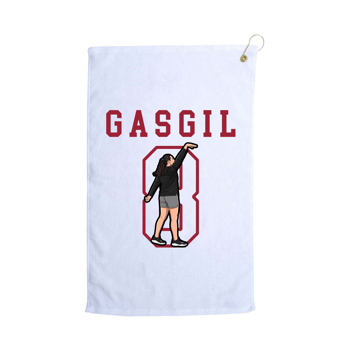 Golf Towel — Shirsey in White