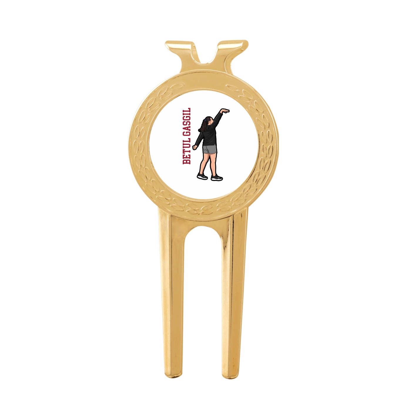 Divot Tool with Ball Marker — Name Vertical in Classic