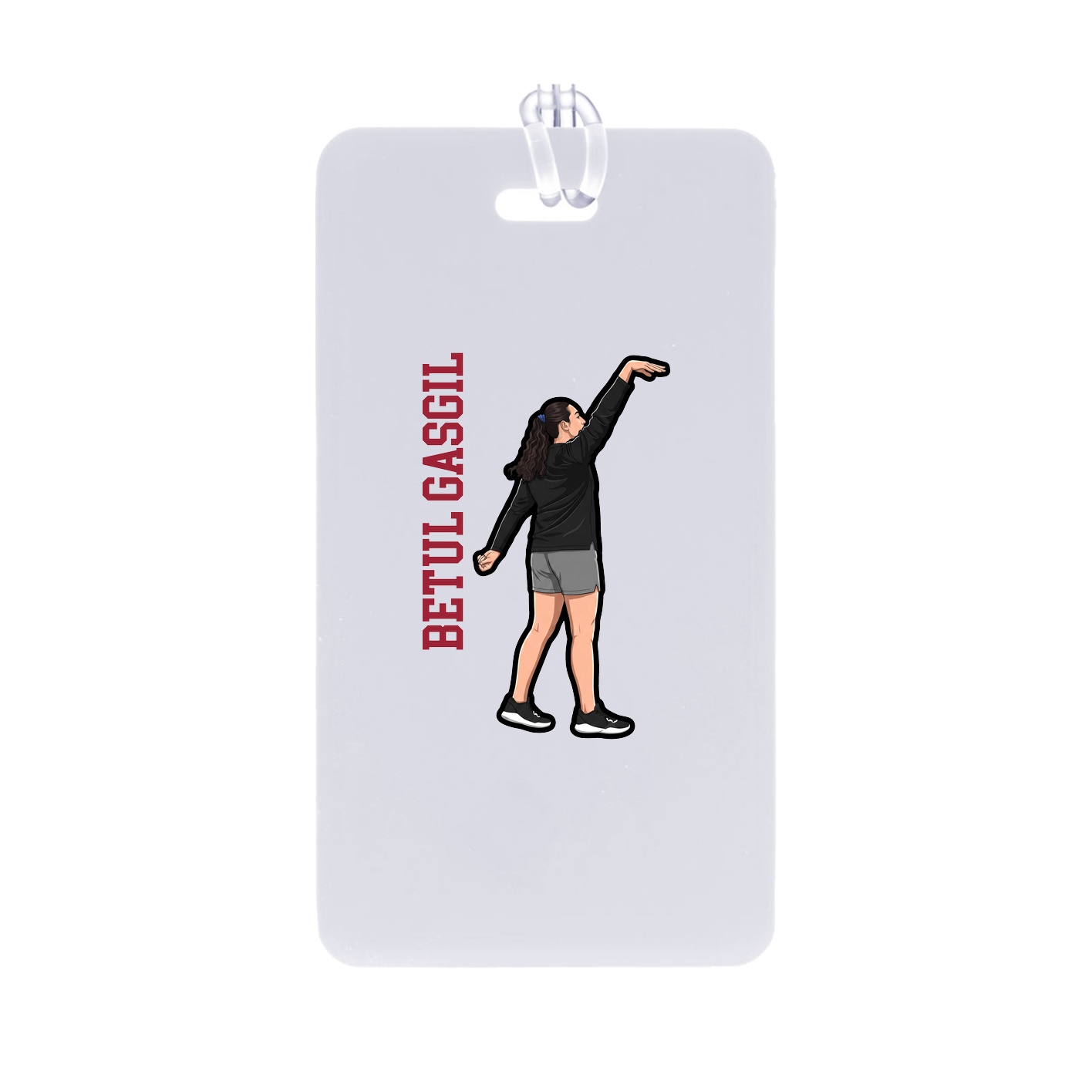 Bag Tag — Name Vertical in Classic