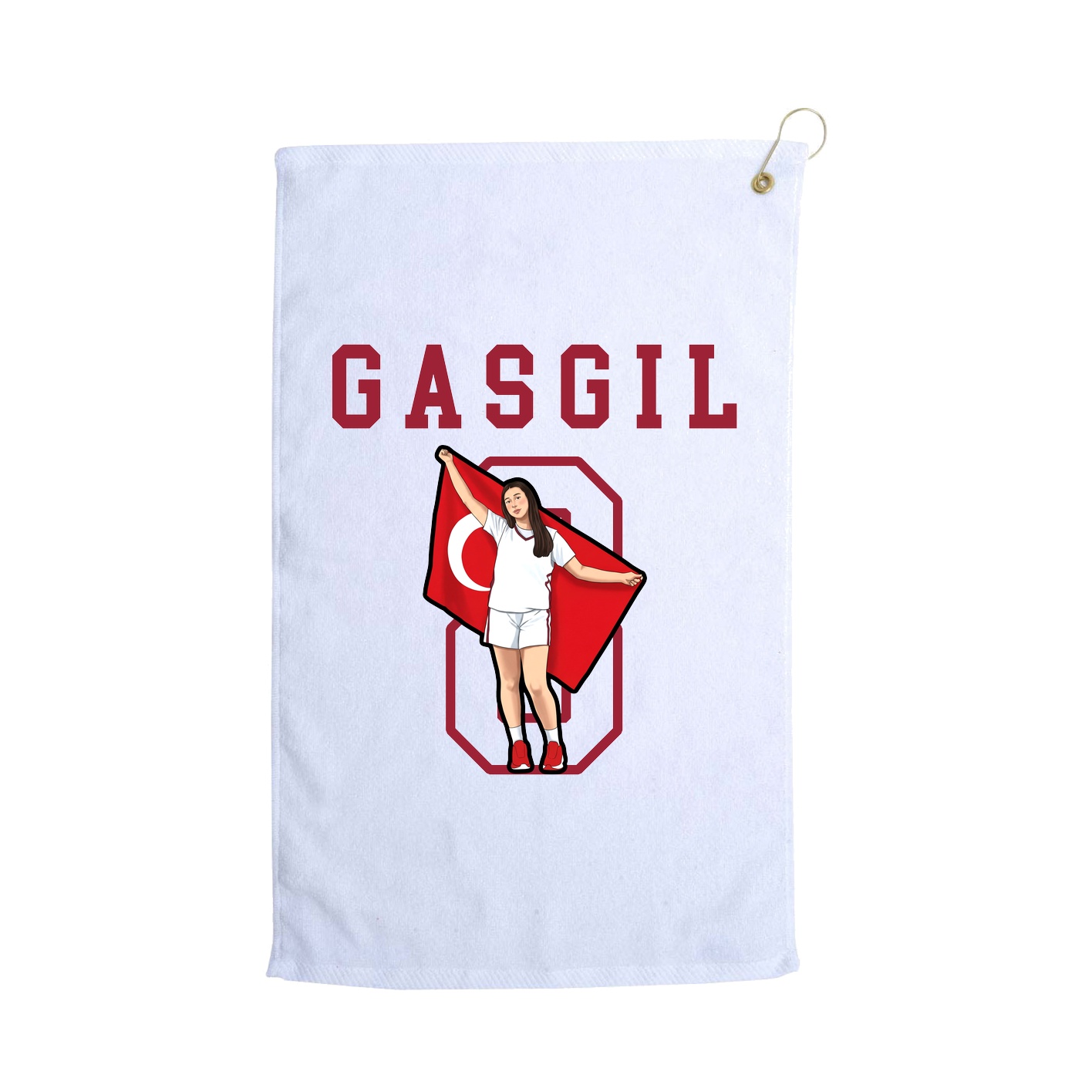 Golf Towel — Shirsey in White