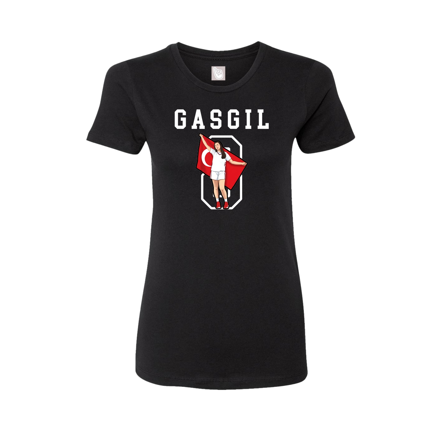 Fitted Women's Tee — Shirsey in Black