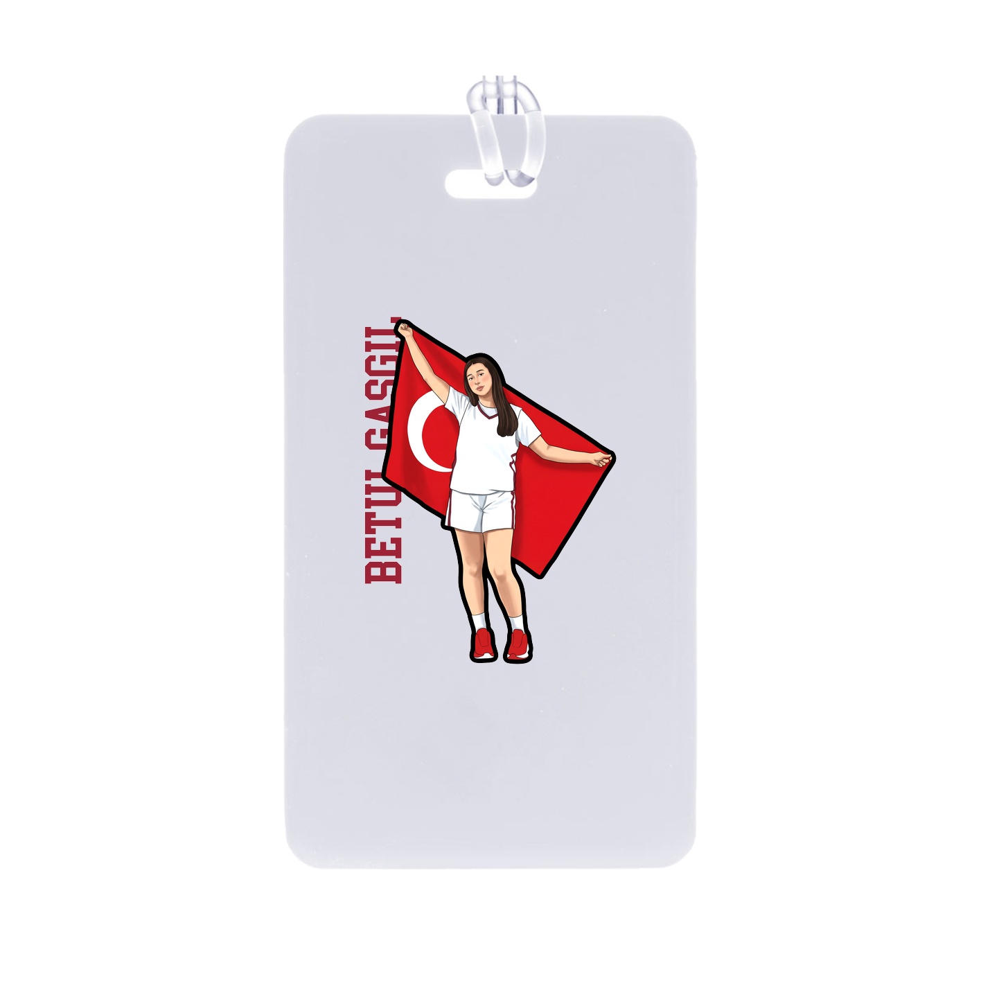 Bag Tag — Name Vertical in Classic