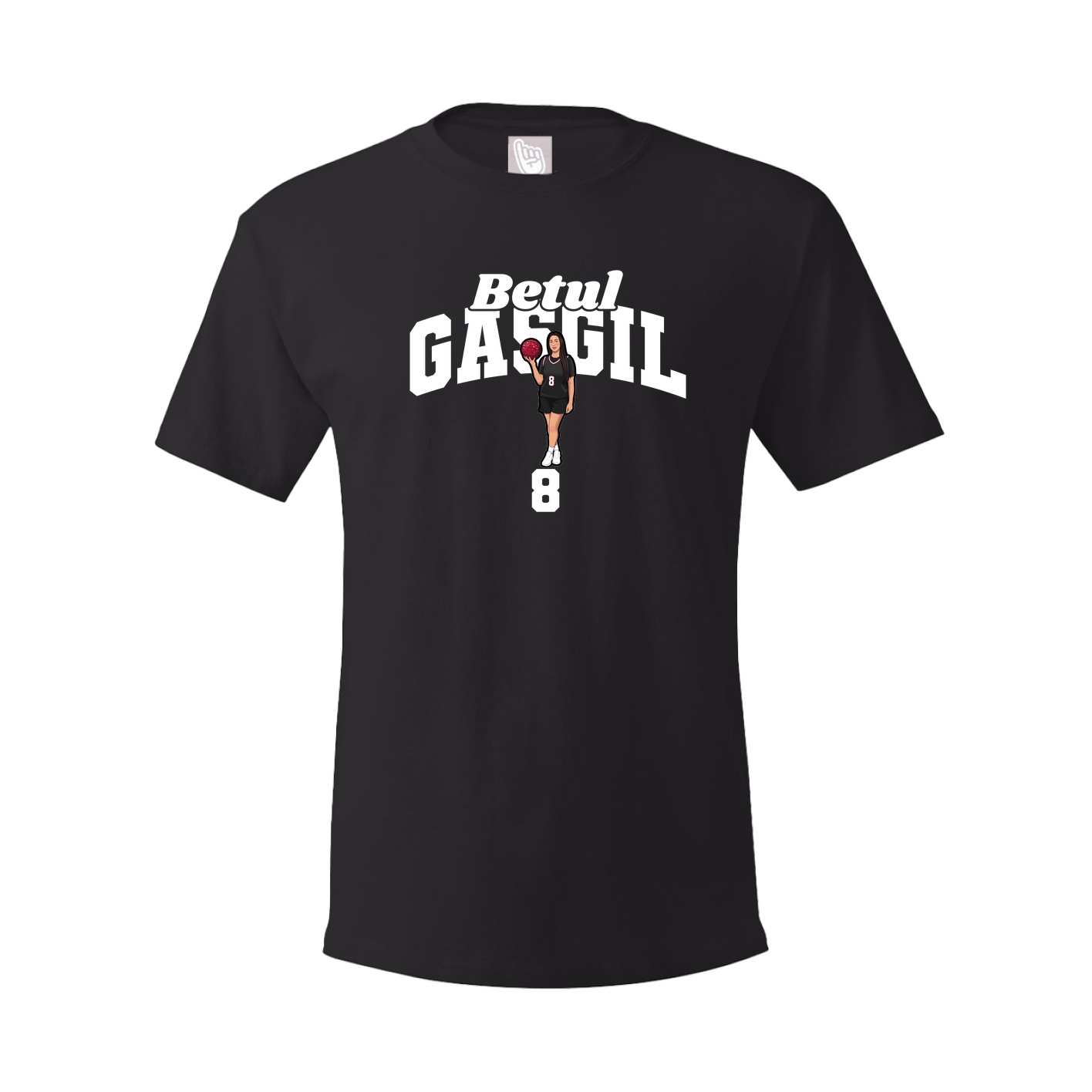 Youth Tee — Signature Arch in Black