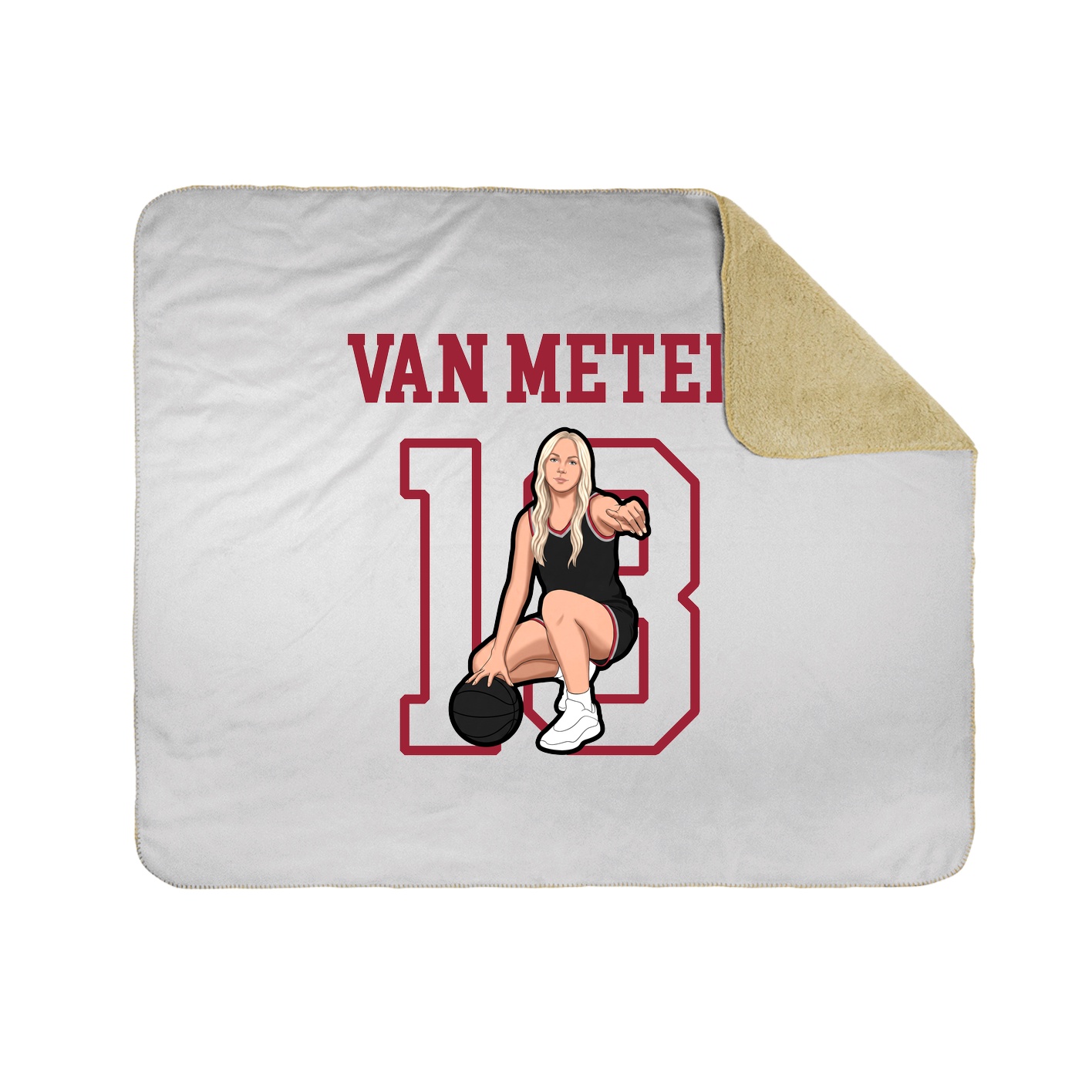 Throw Blanket — Shirsey in White