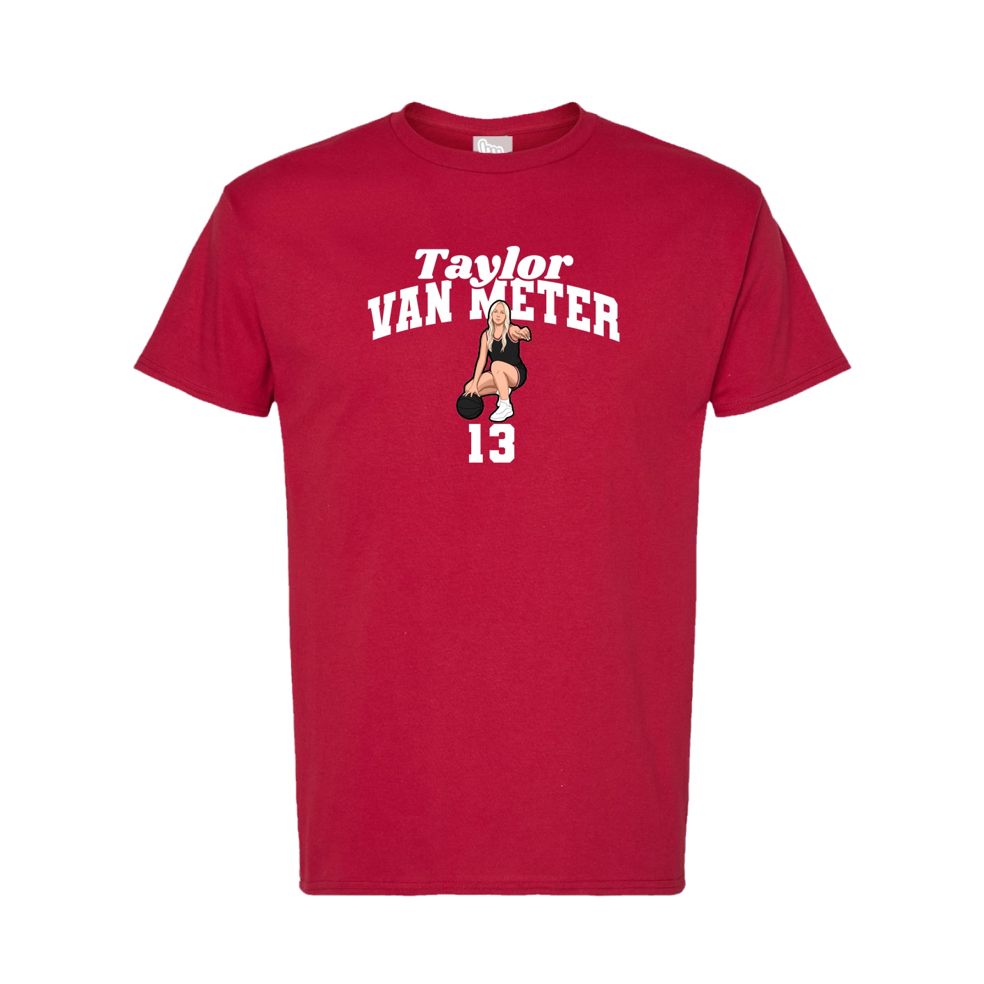 Tee — Signature Arch in Crimson