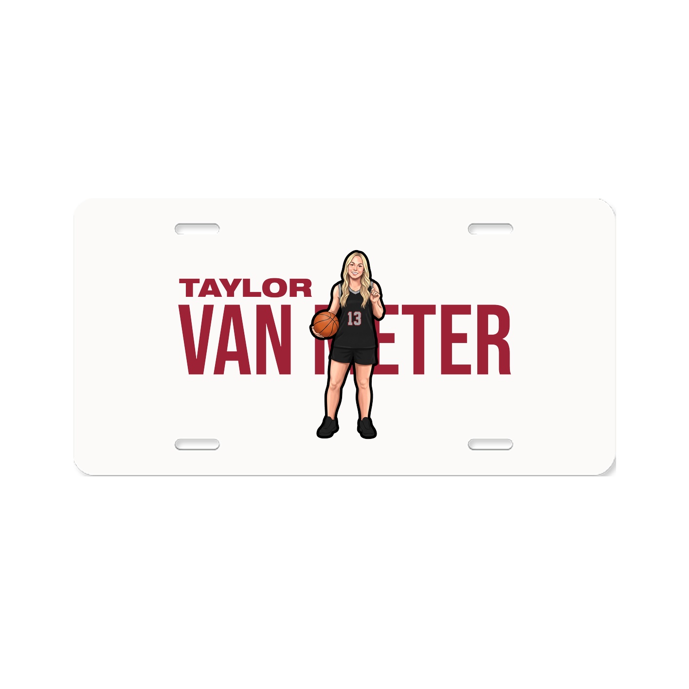 License Plate — Player Name in Classic