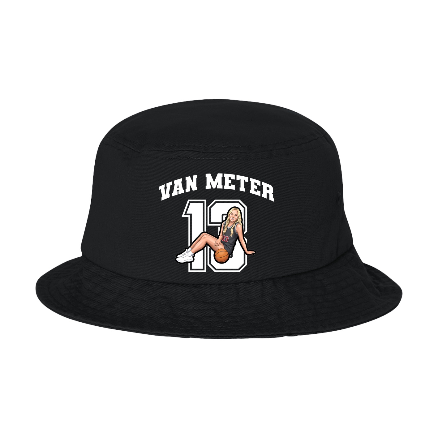 Bucket Cap — Number in Black