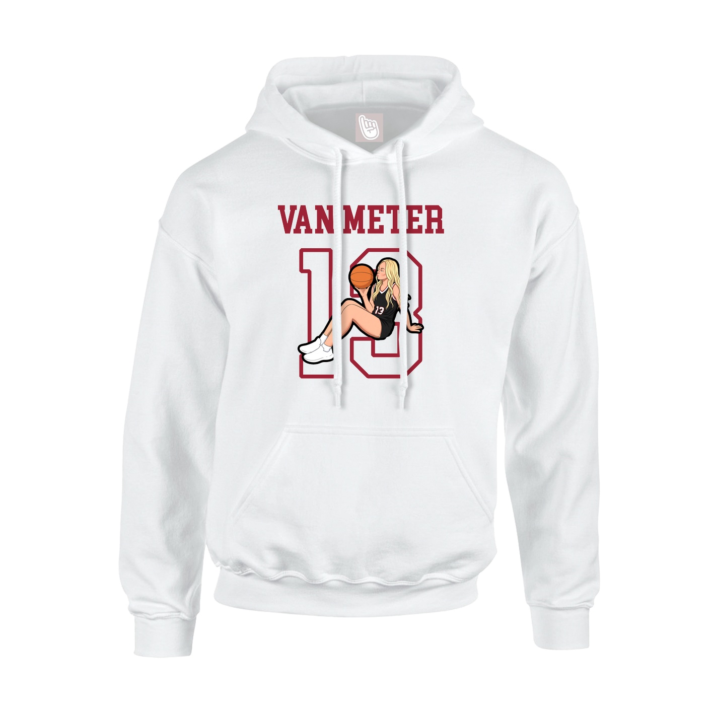 Hoodie — Shirsey in White