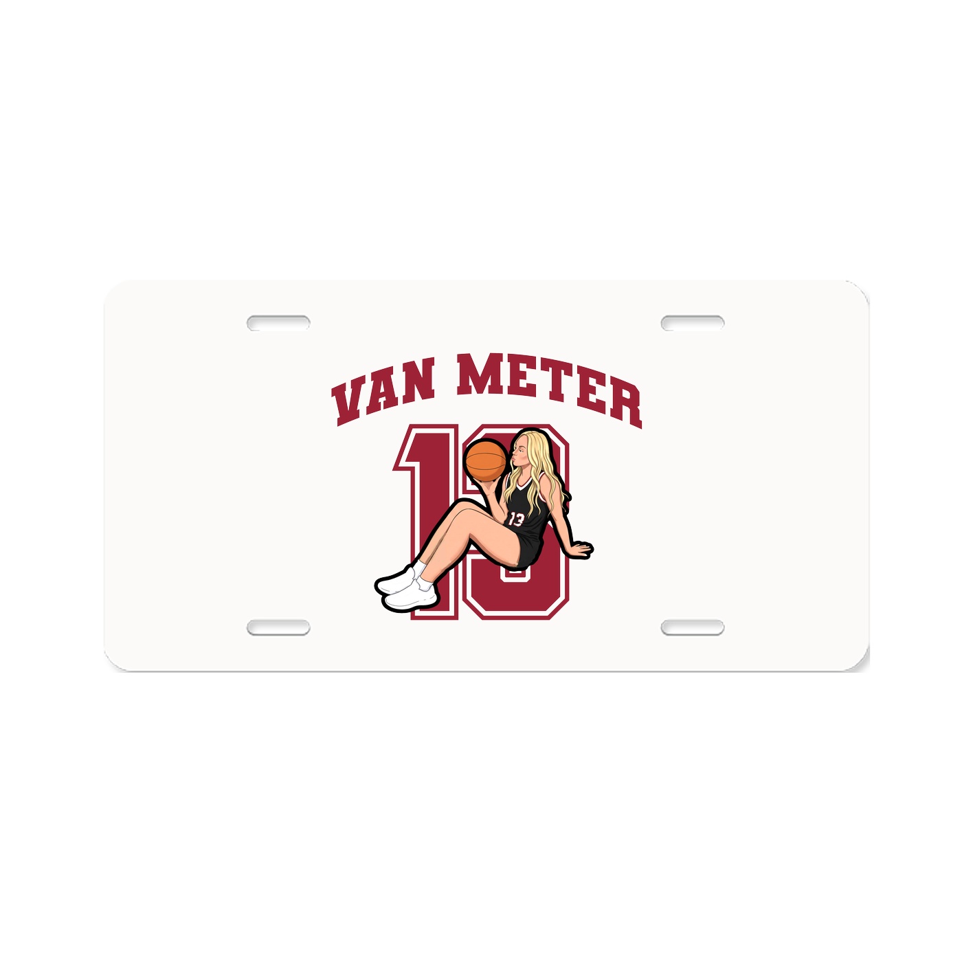 License Plate — Number in Classic