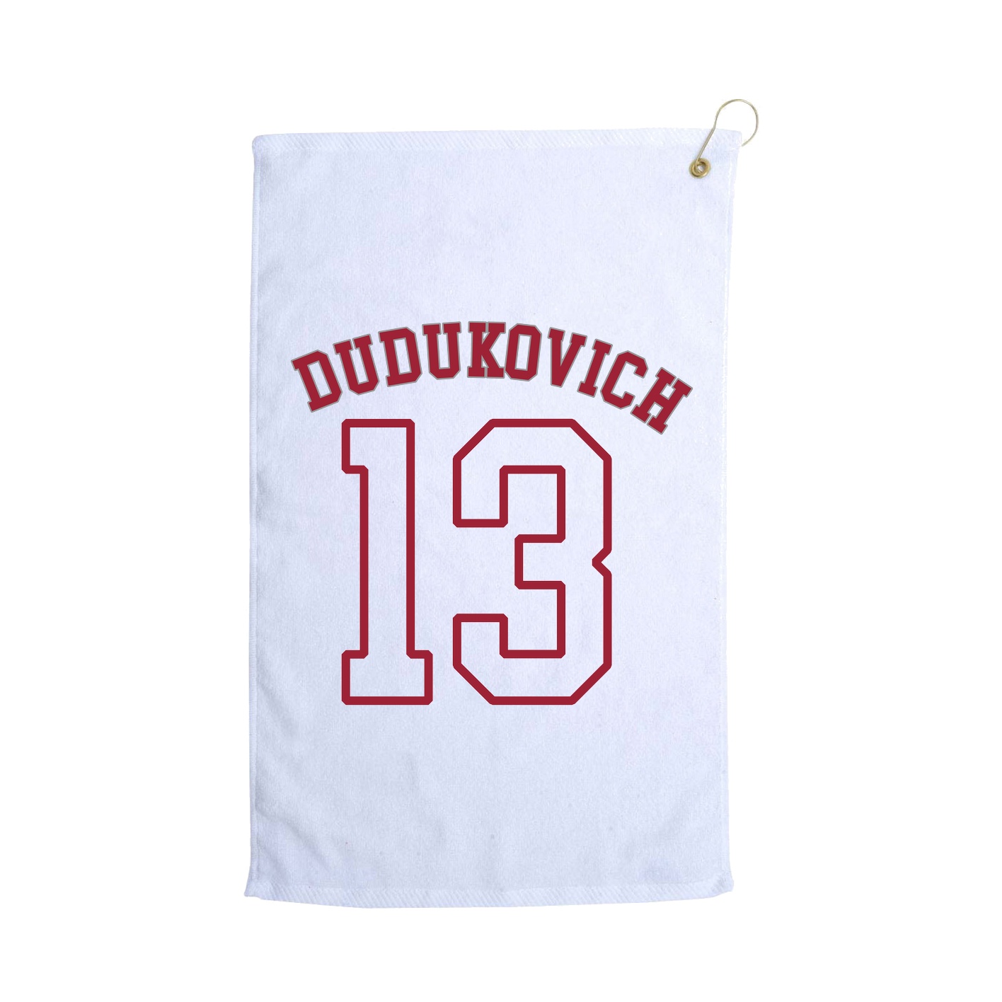 Golf Towel — Shirsey Arch in White