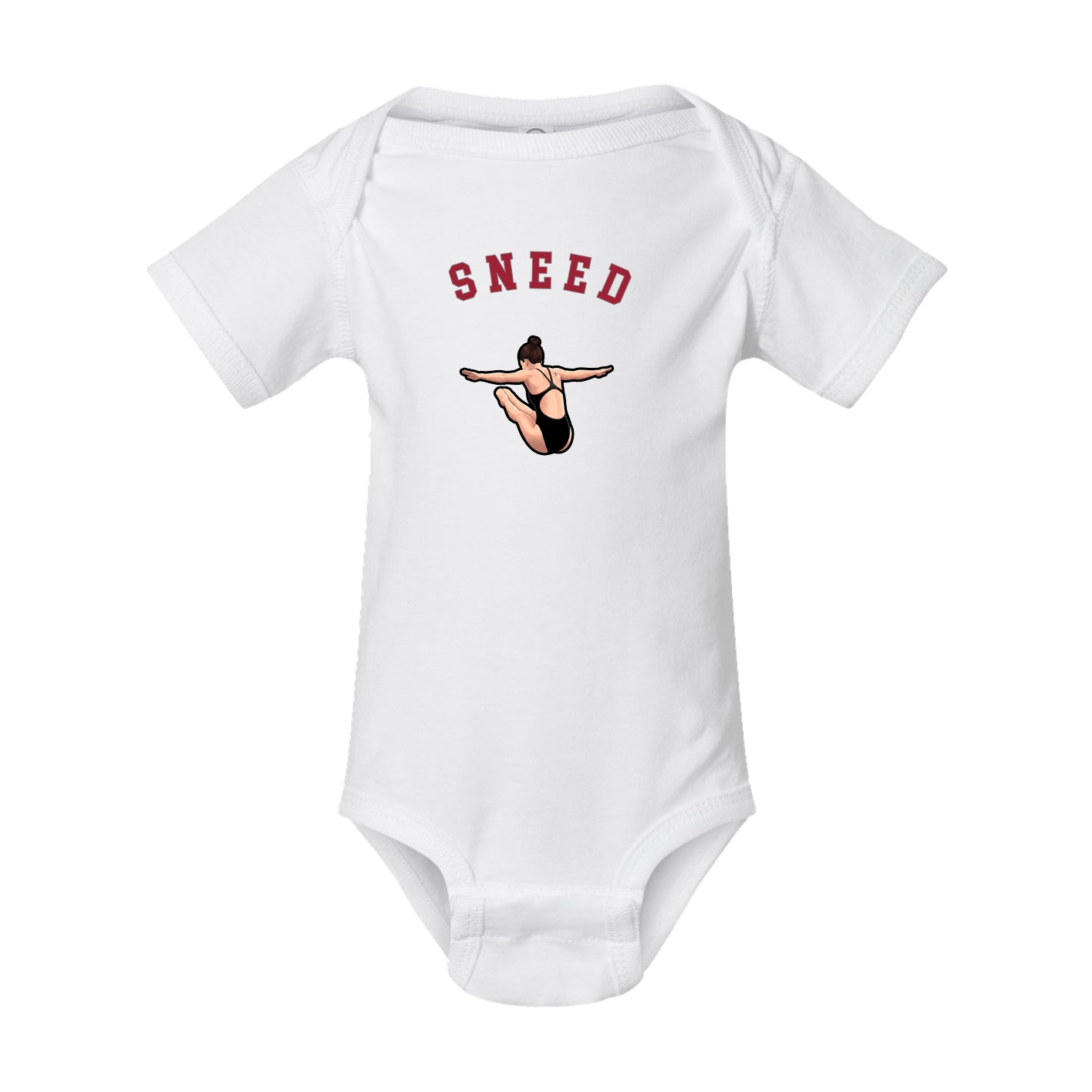 Baby Onesie — Shirsey Arch in White