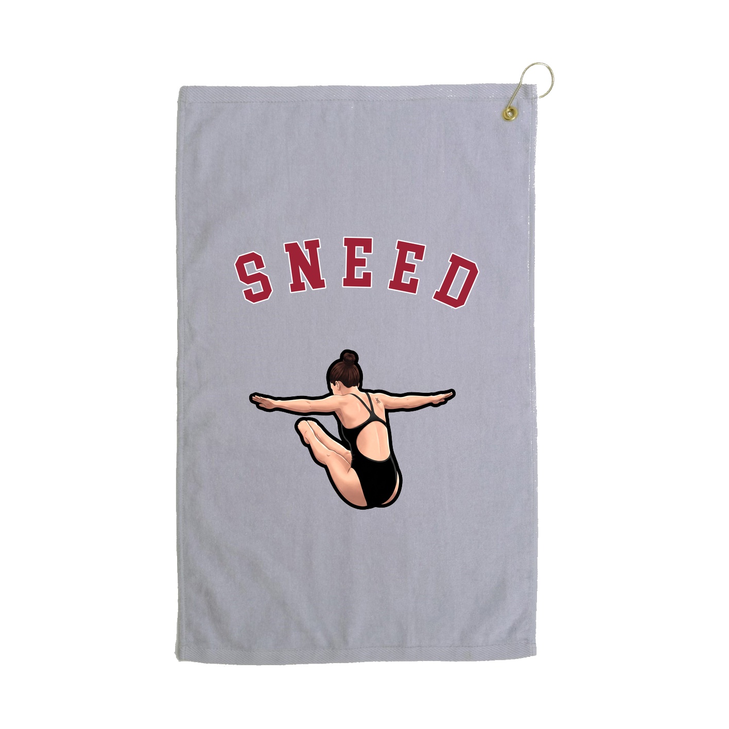 Golf Towel — Shirsey Arch in Grey
