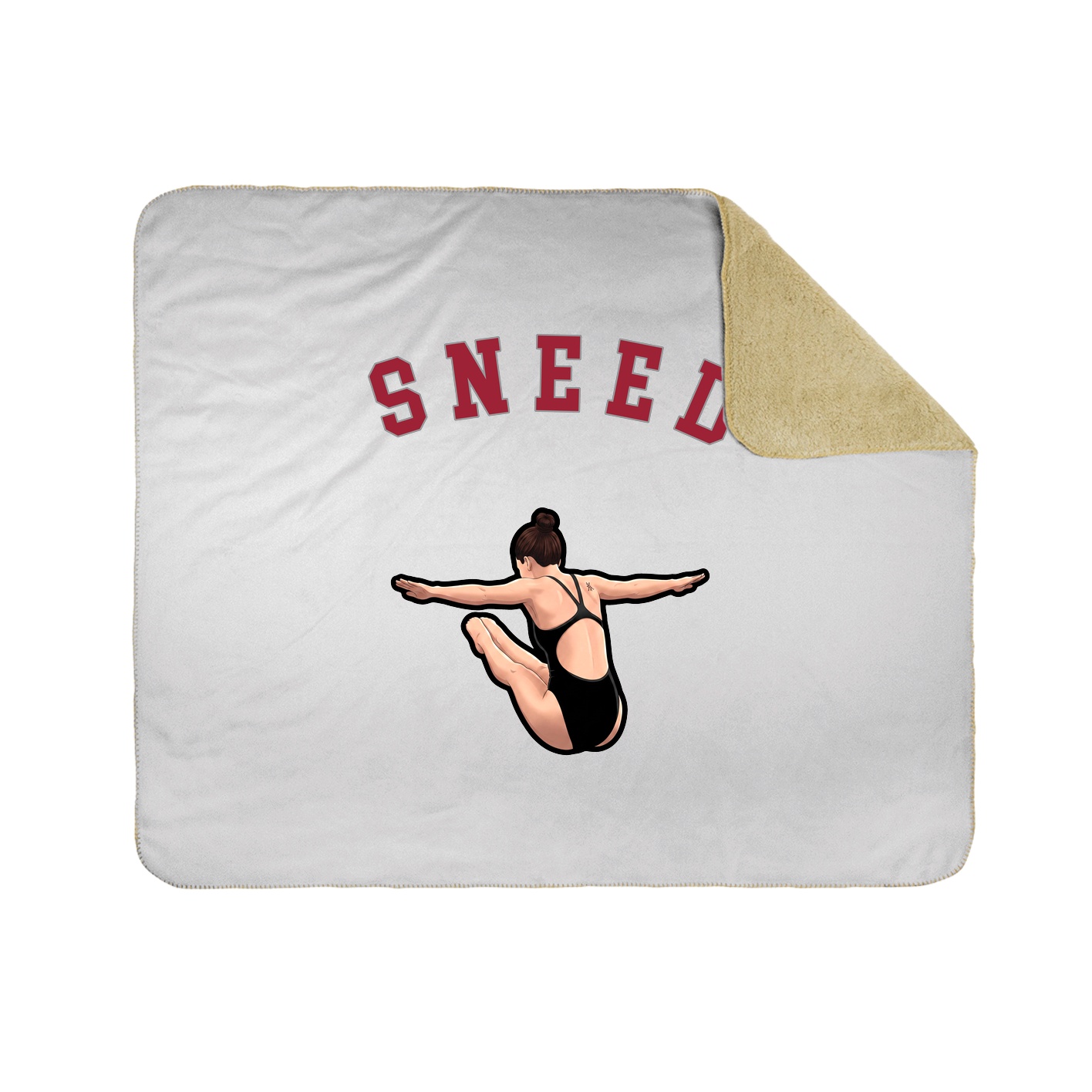 Throw Blanket — Shirsey Arch in White