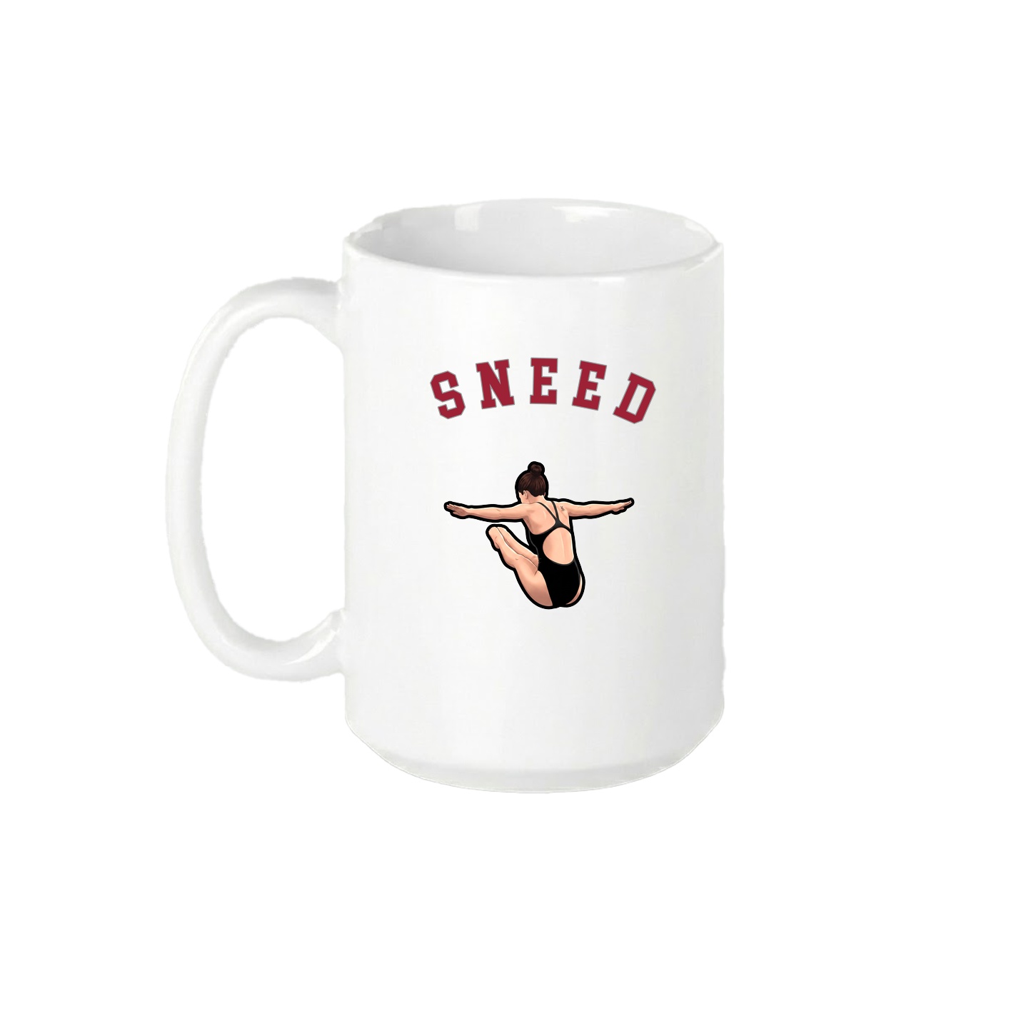 15oz Coffee Mug — Shirsey Arch in White