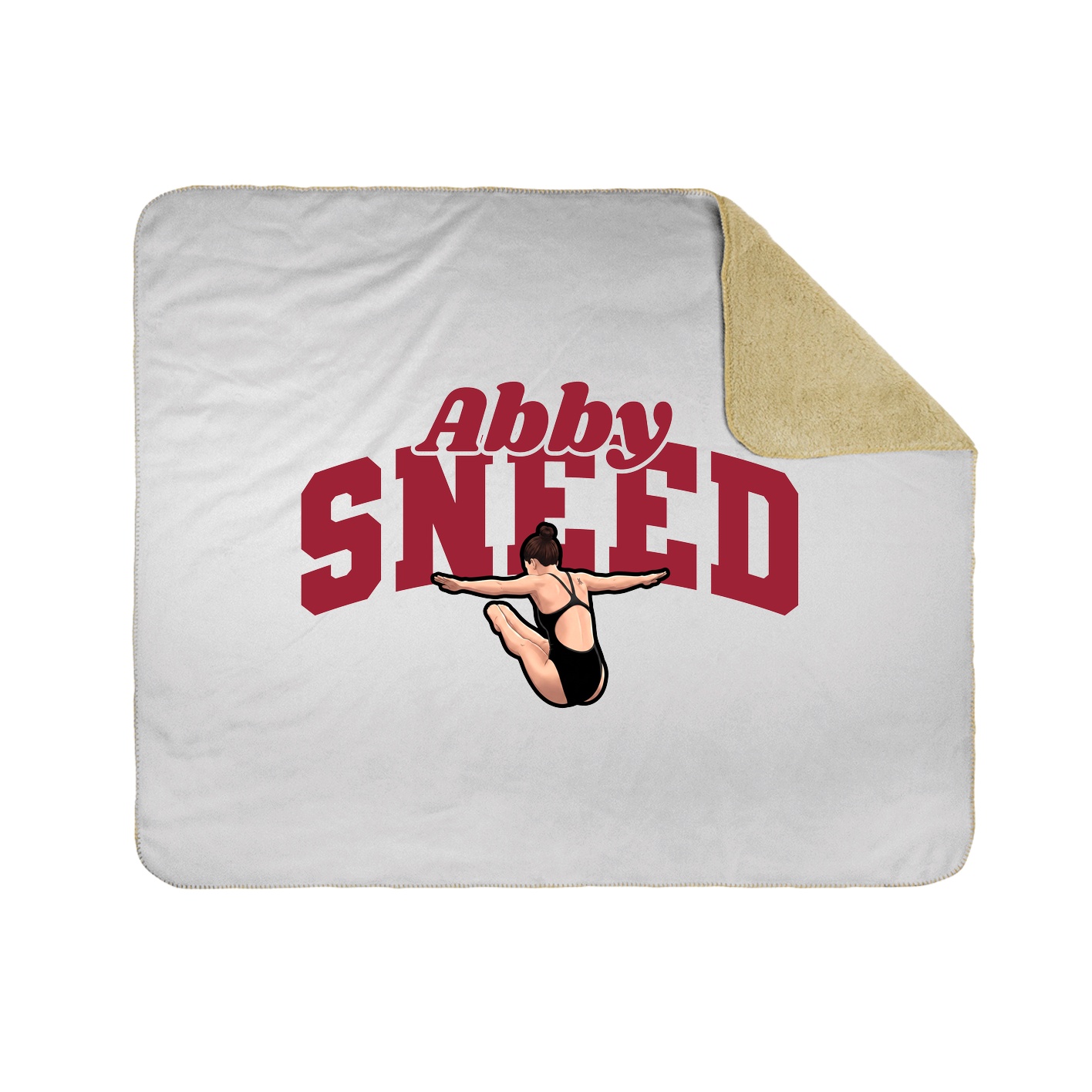 Throw Blanket — Signature Arch in White