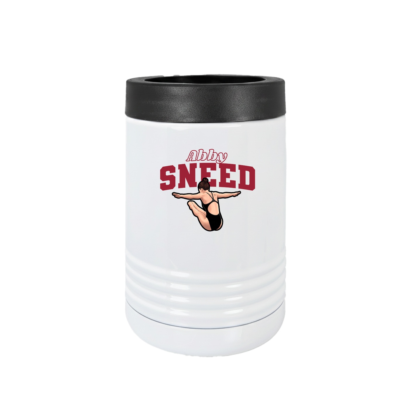 Beverage Holder — Name Arch in White
