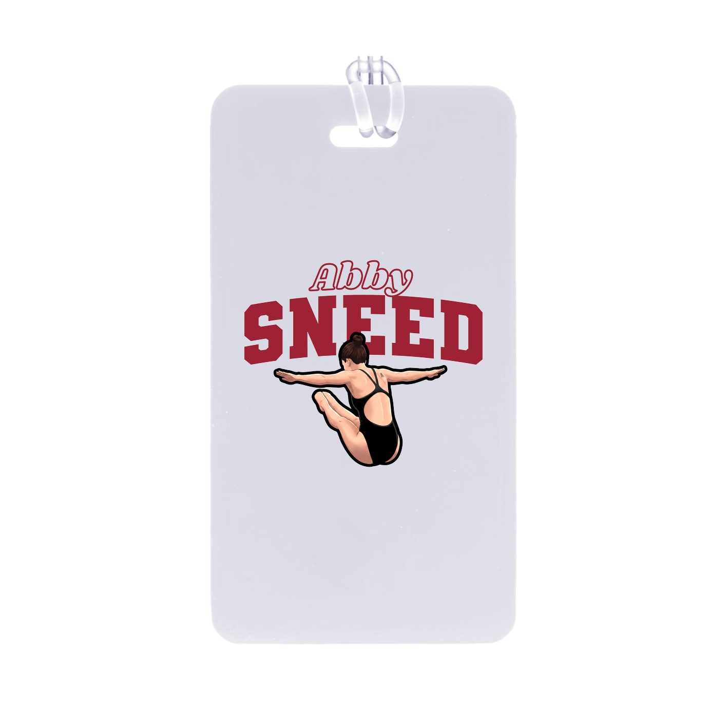 Bag Tag — Name Arch in Classic