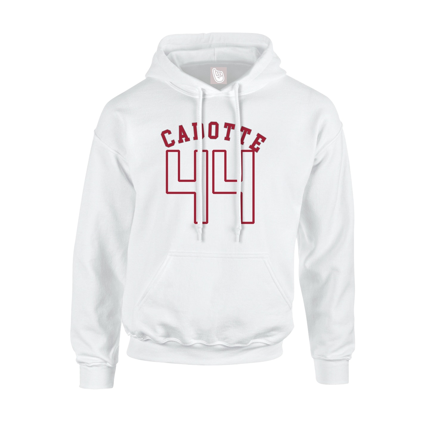 Hoodie — Shirsey Arch in White