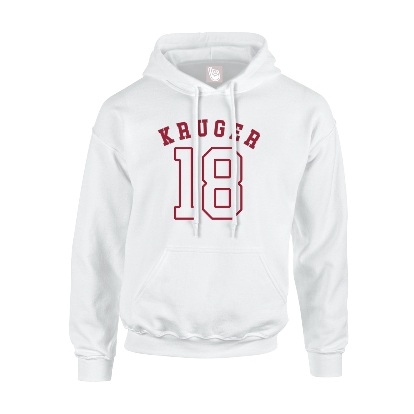 Youth Hoodie — Shirsey Arch in White