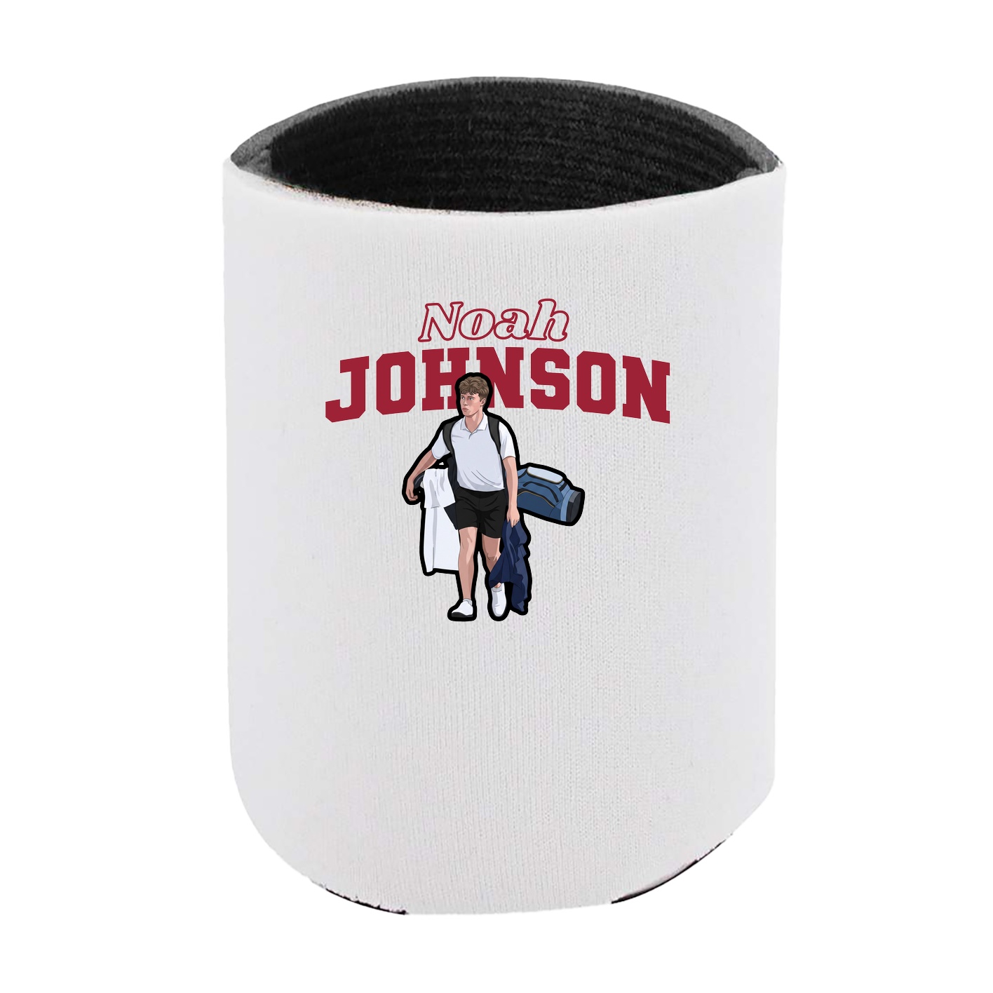 Can Holder — Name Arch in White