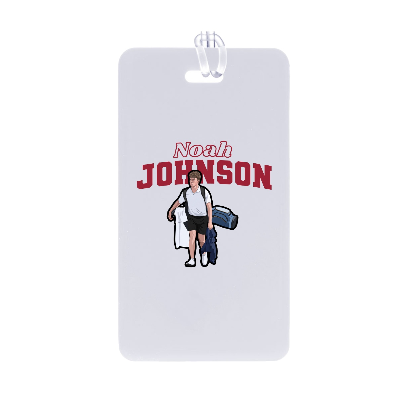 Bag Tag — Name Arch in Classic