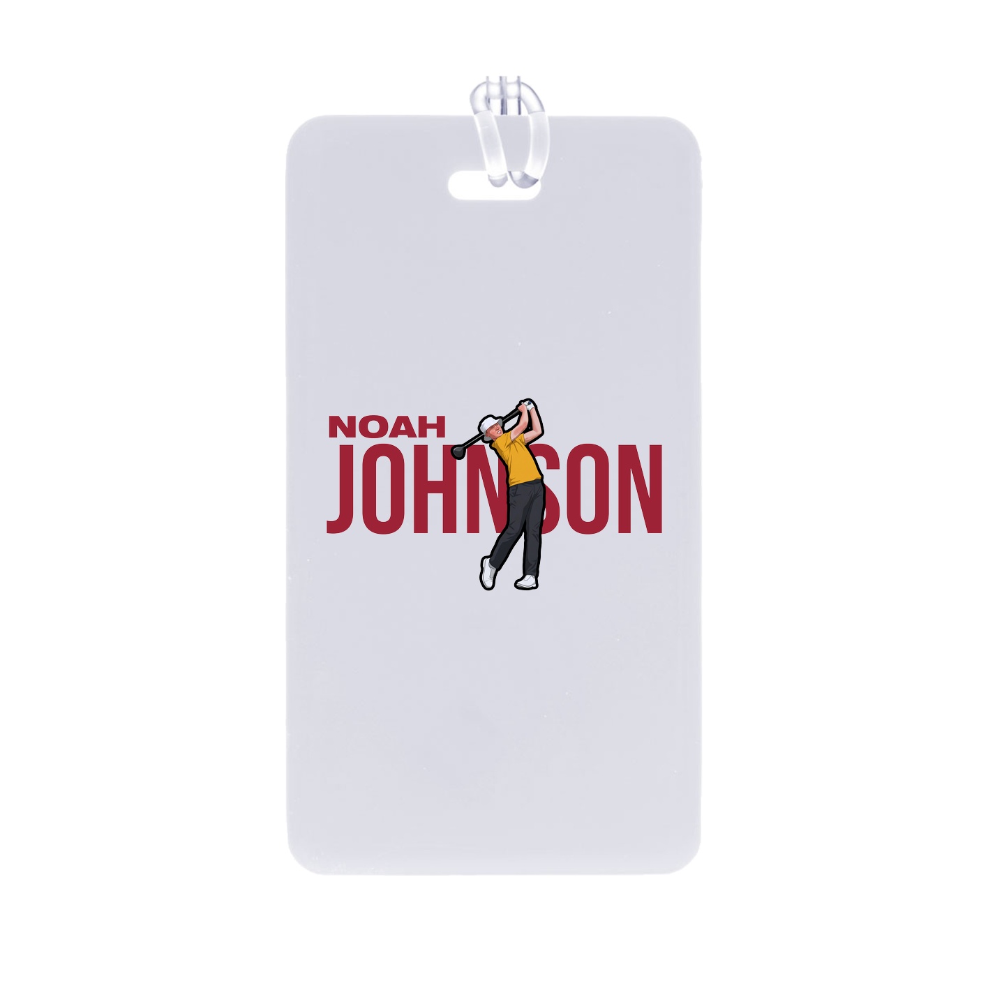 Bag Tag — Player Name in Classic