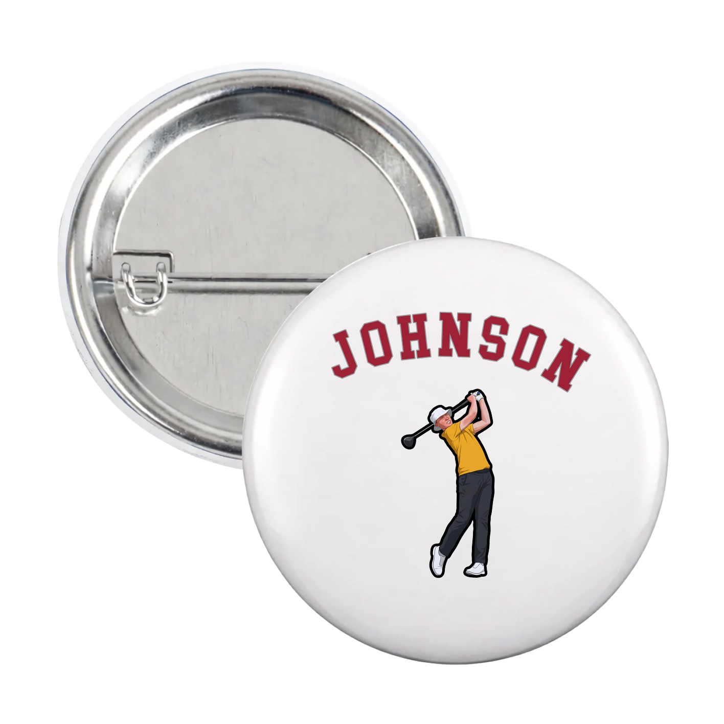 Game Day Button — Shirsey Arch in White