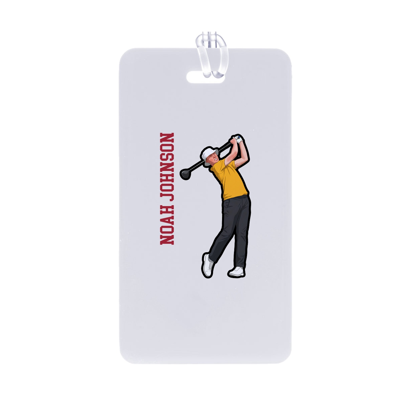 Bag Tag — Name Vertical in Classic