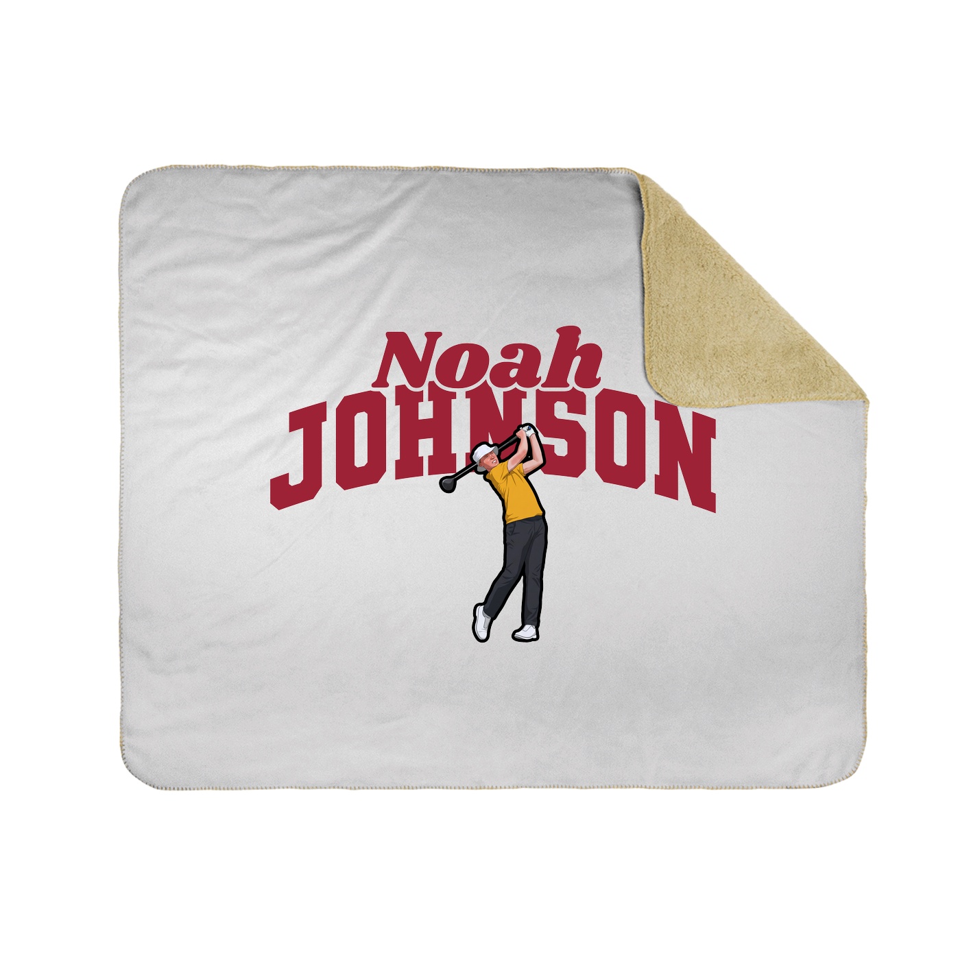 Throw Blanket — Signature Arch in White