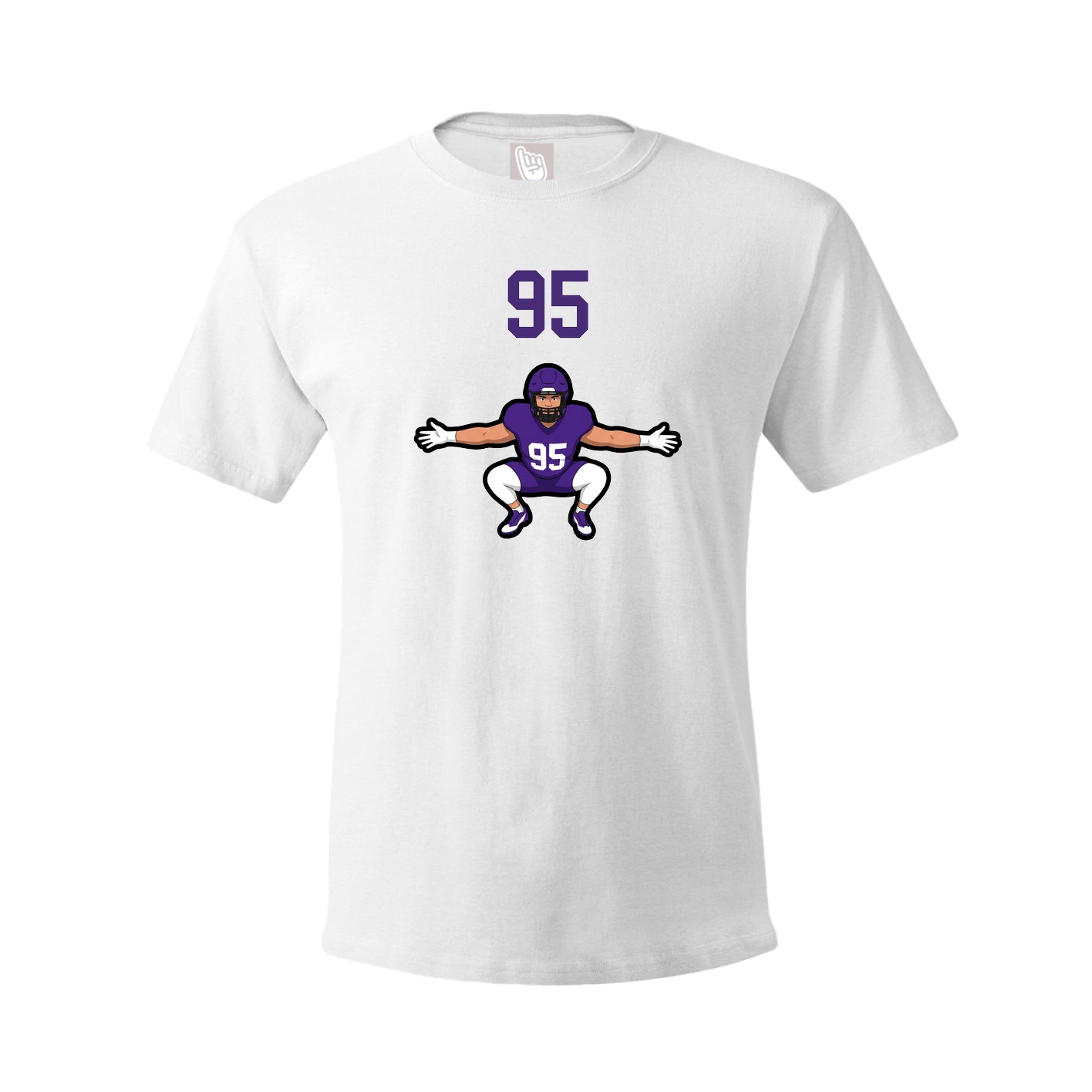 Tee — Number Top in White