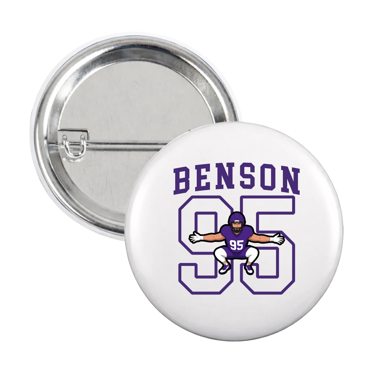 Game Day Button — Shirsey in White