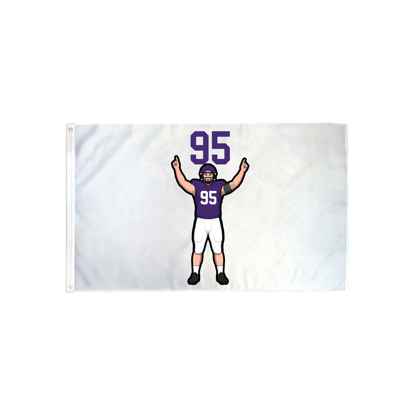 3x5 Flag — Number Top in Classic