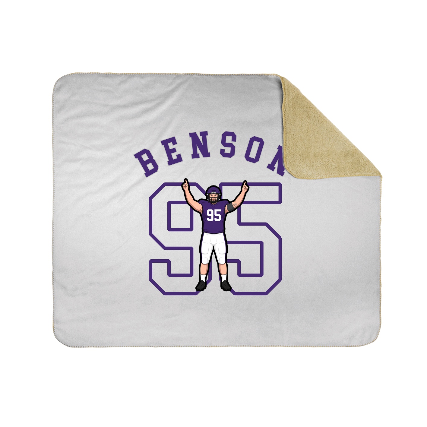 Throw Blanket — Shirsey Arch in White