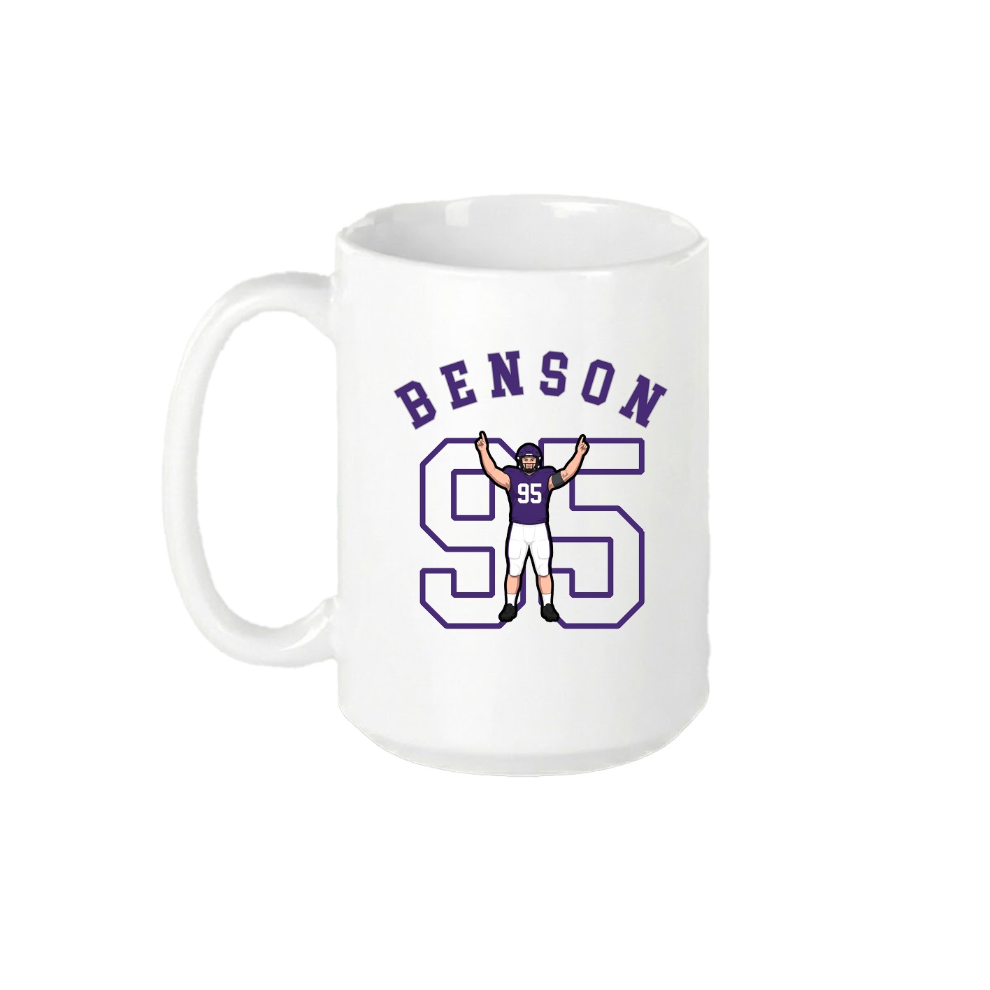 15oz Coffee Mug — Shirsey Arch in White