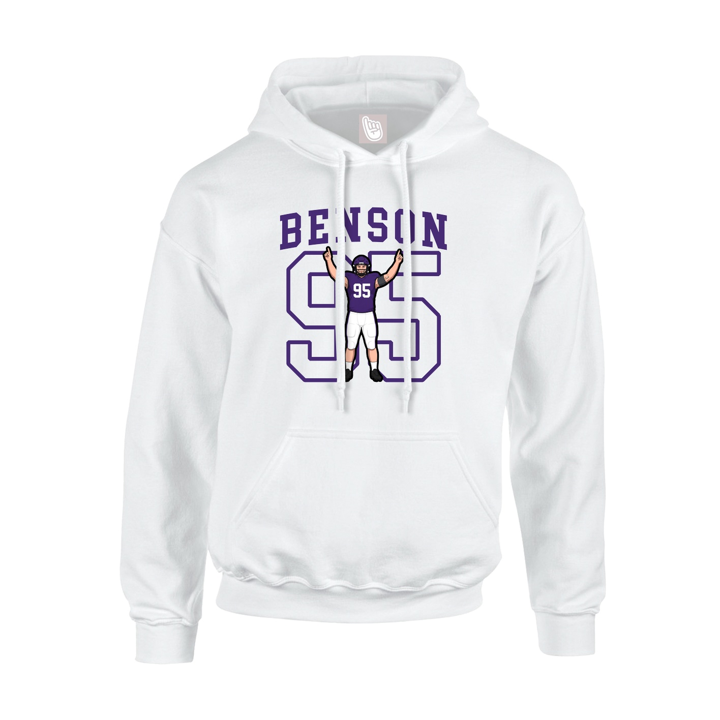 Hoodie — Shirsey in White